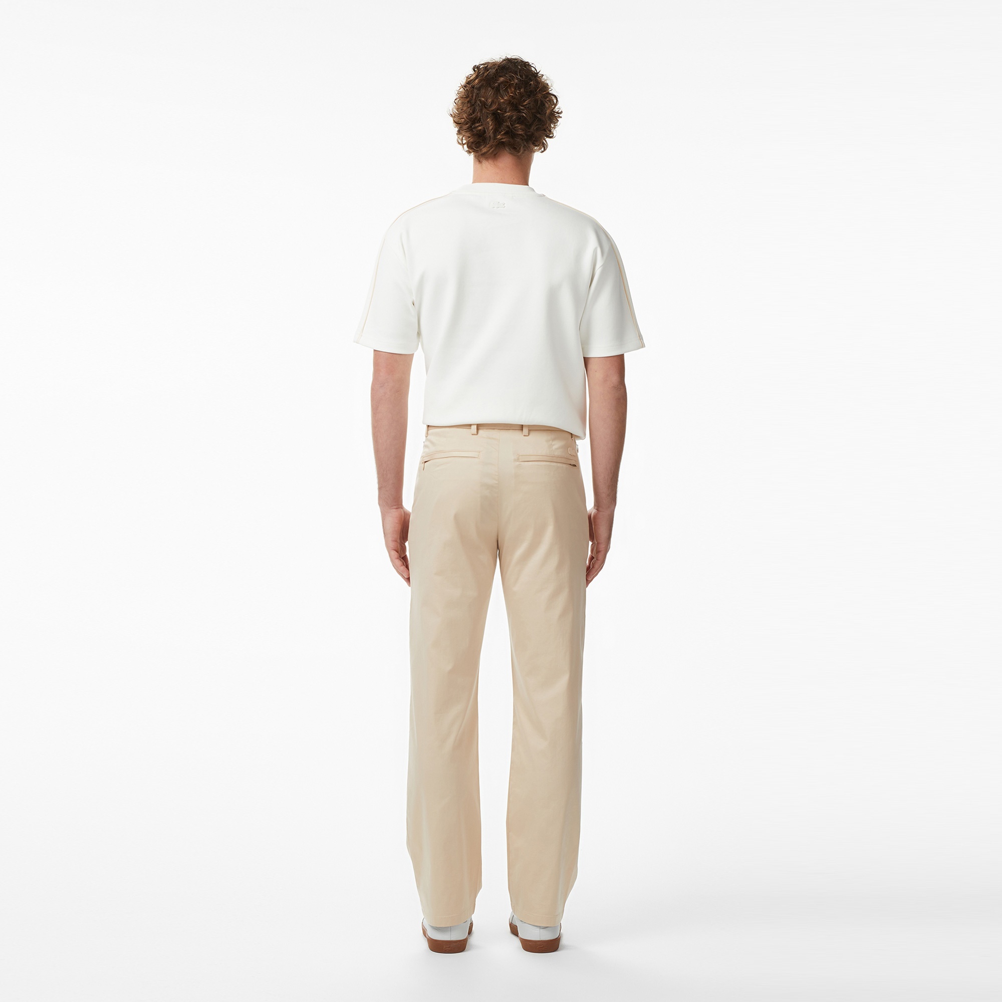 Erkek Regular Fit Bej Chino Pantolon
