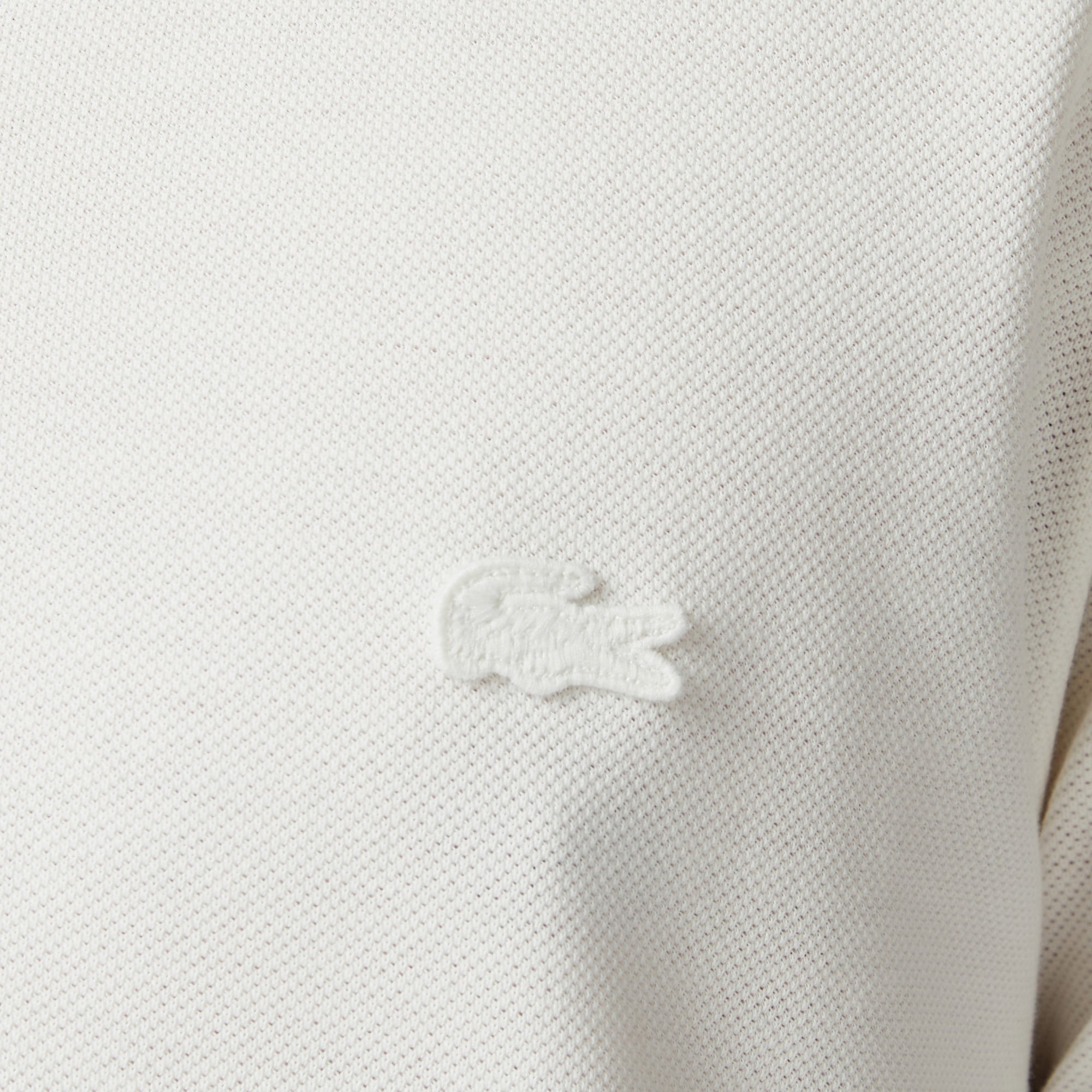 Lacoste Erkek Regular Fit Krem Polo görsel 6