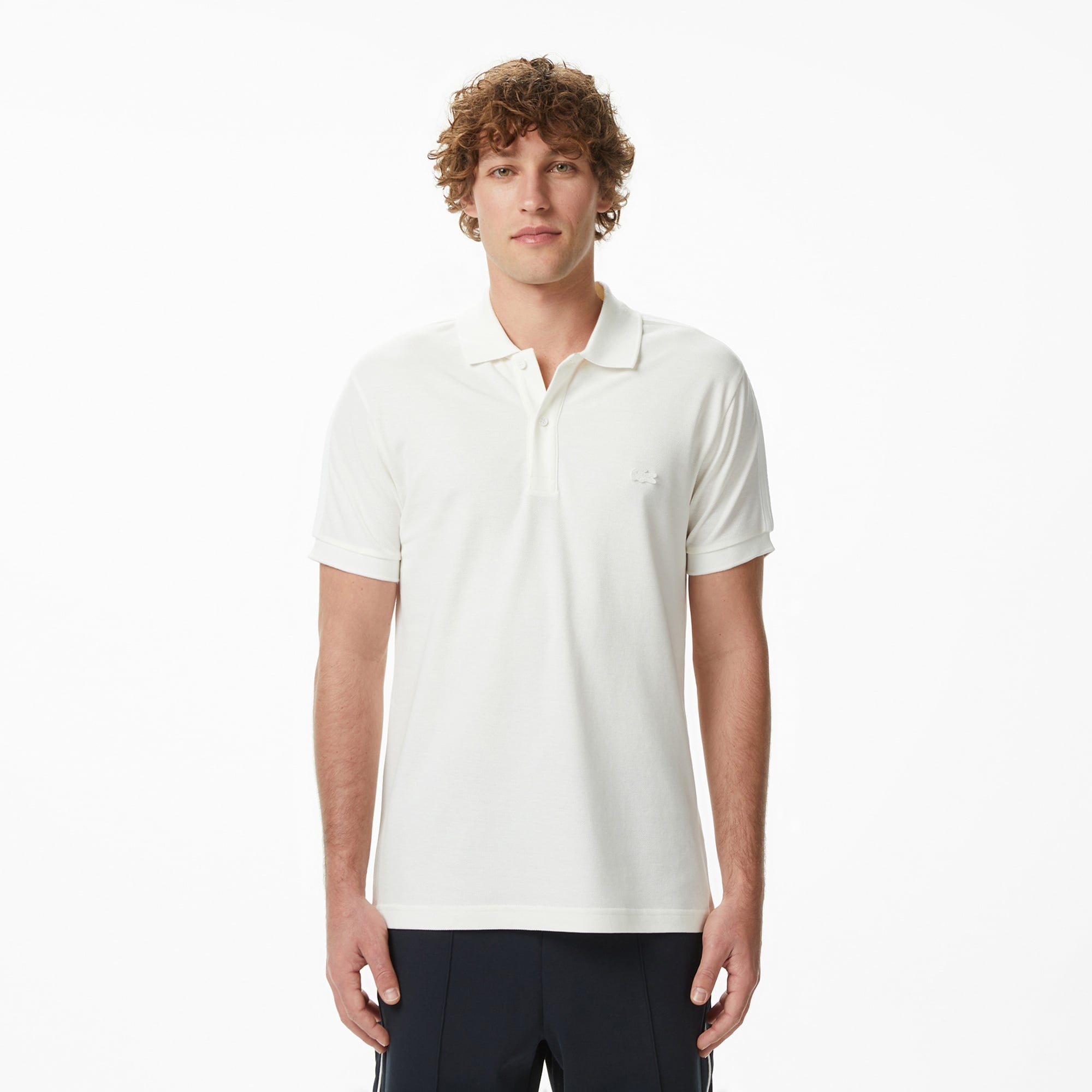 Erkek Regular Fit Krem Polo