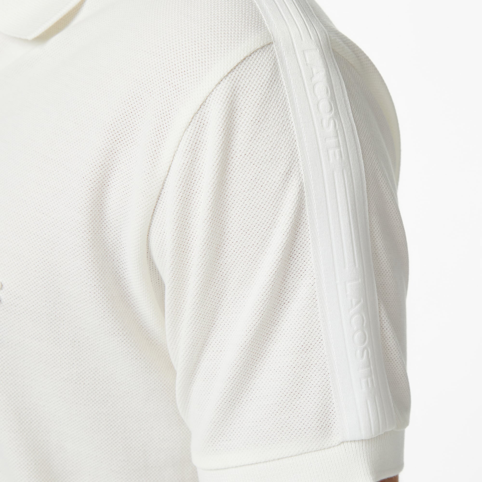 Lacoste Erkek Regular Fit Krem Polo görsel 5