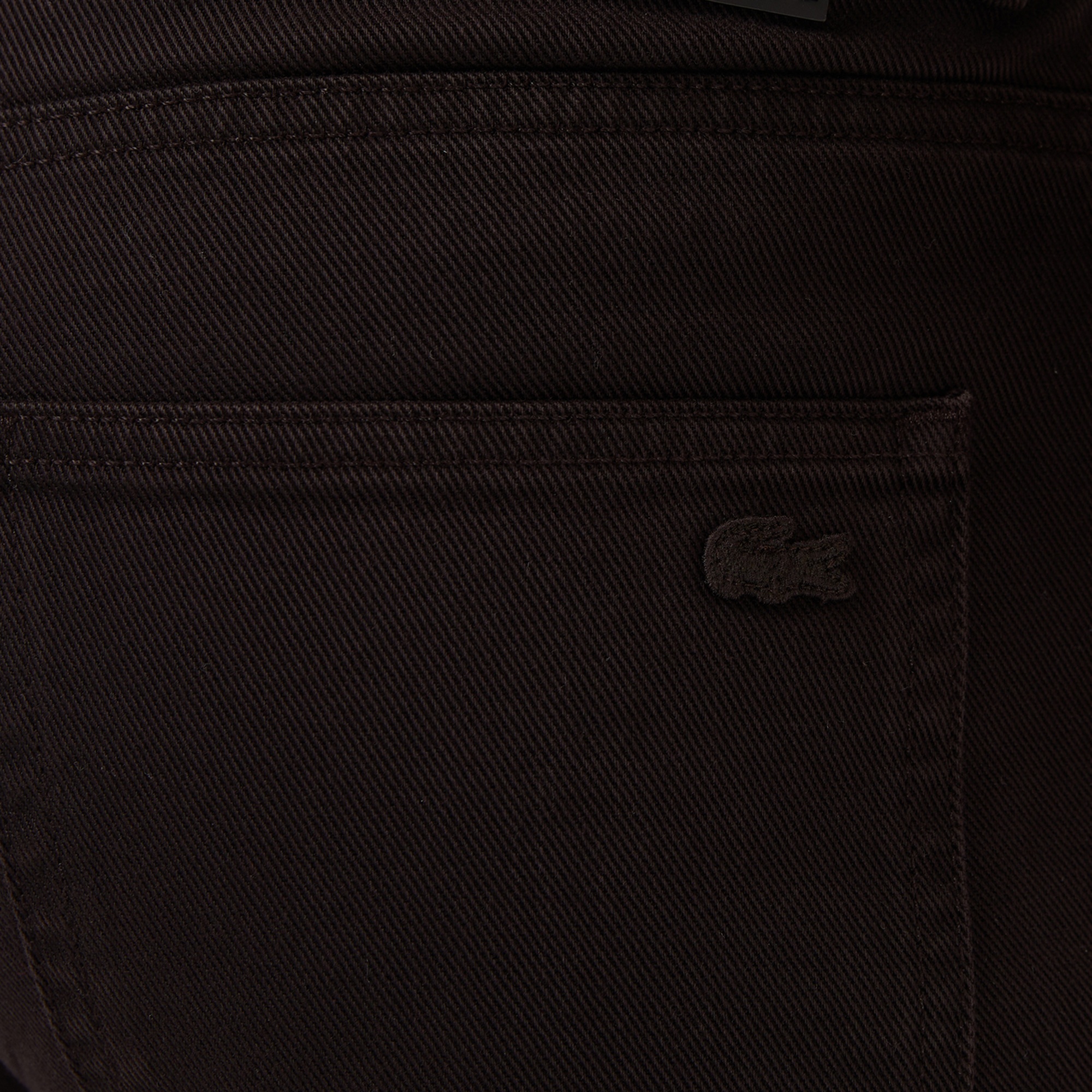 Erkek Straight Fit Koyu Kahverengi Jean Pantolon