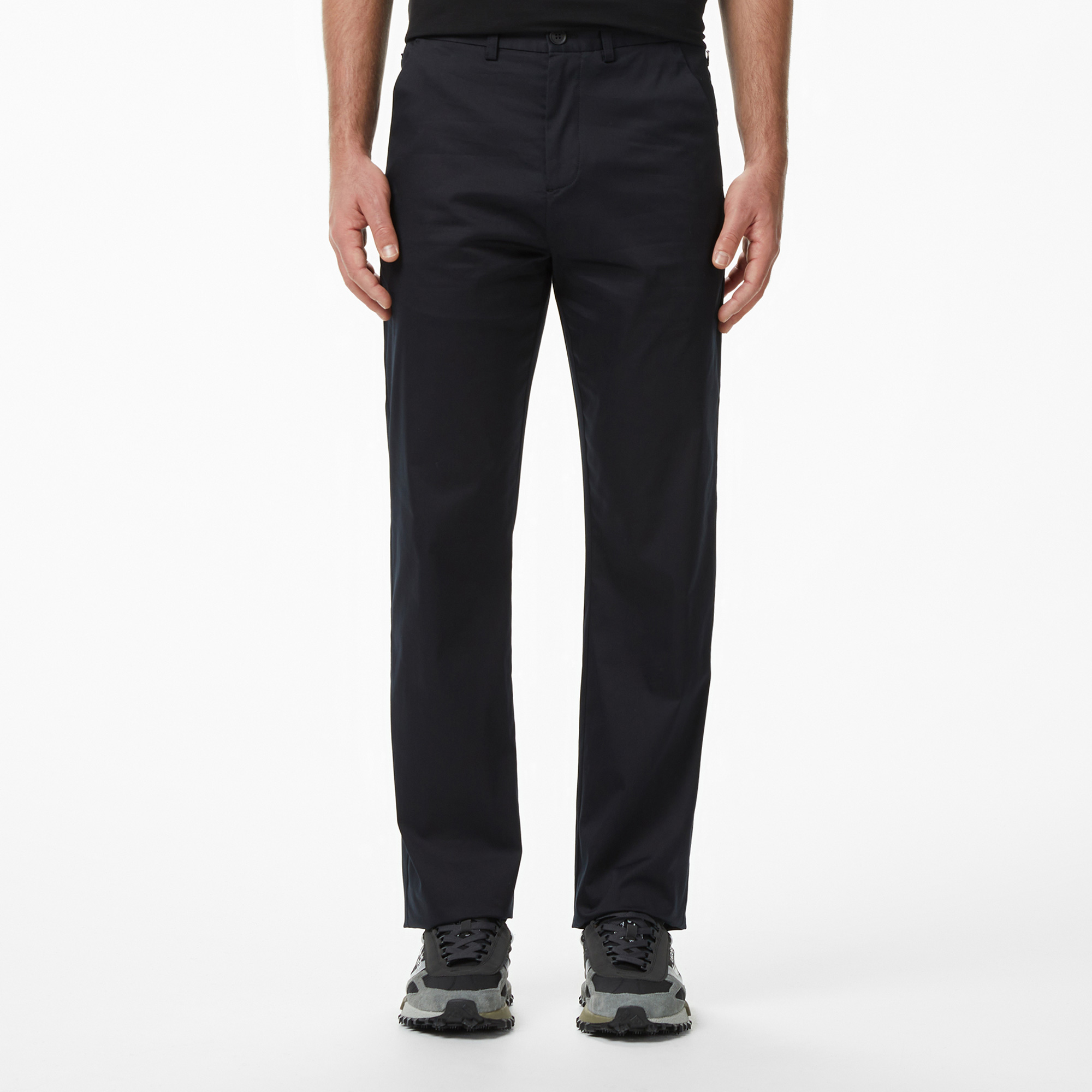 Lacoste Erkek Regular Fit Siyah Chino Pantolon görsel 2