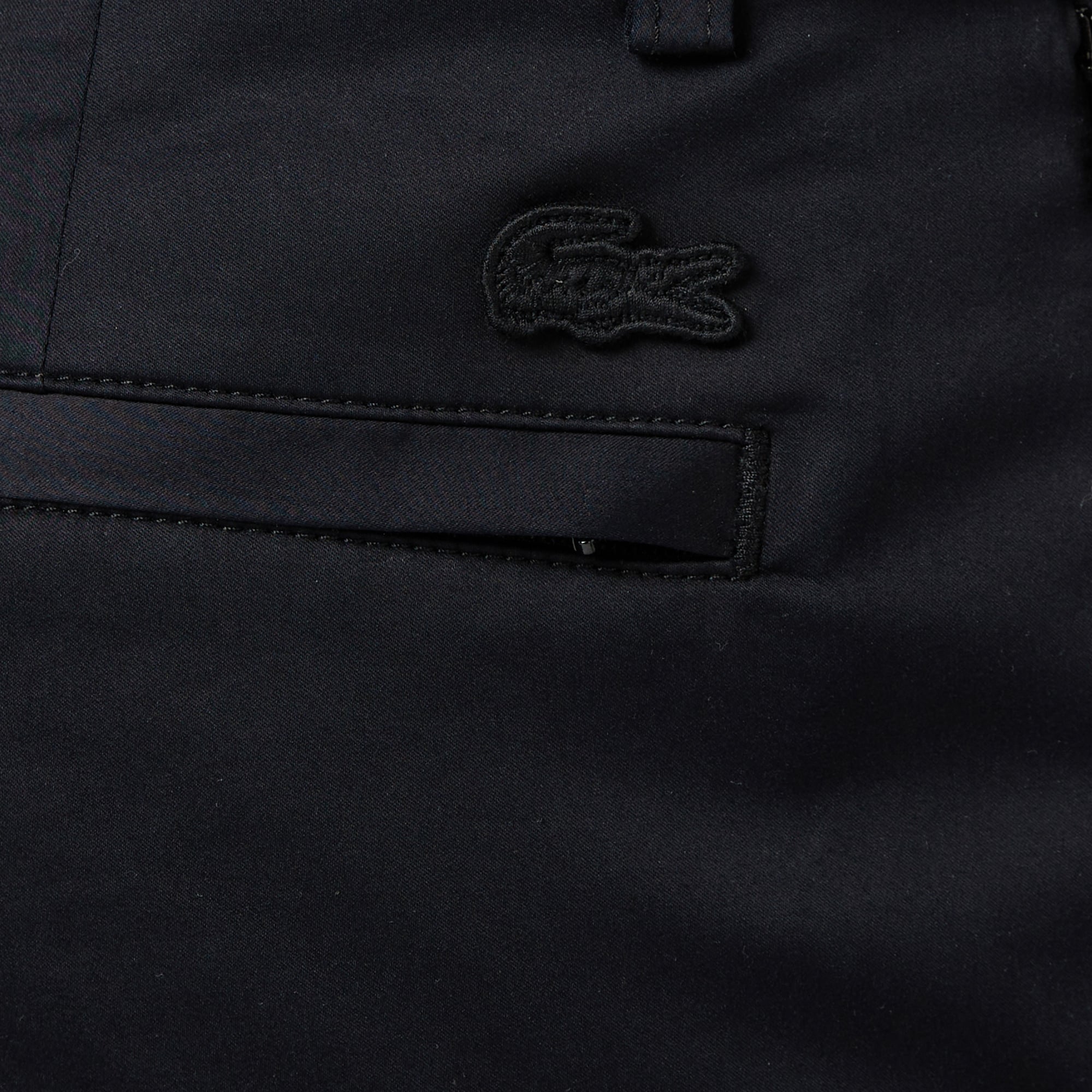 Lacoste Erkek Regular Fit Siyah Chino Pantolon görsel 6
