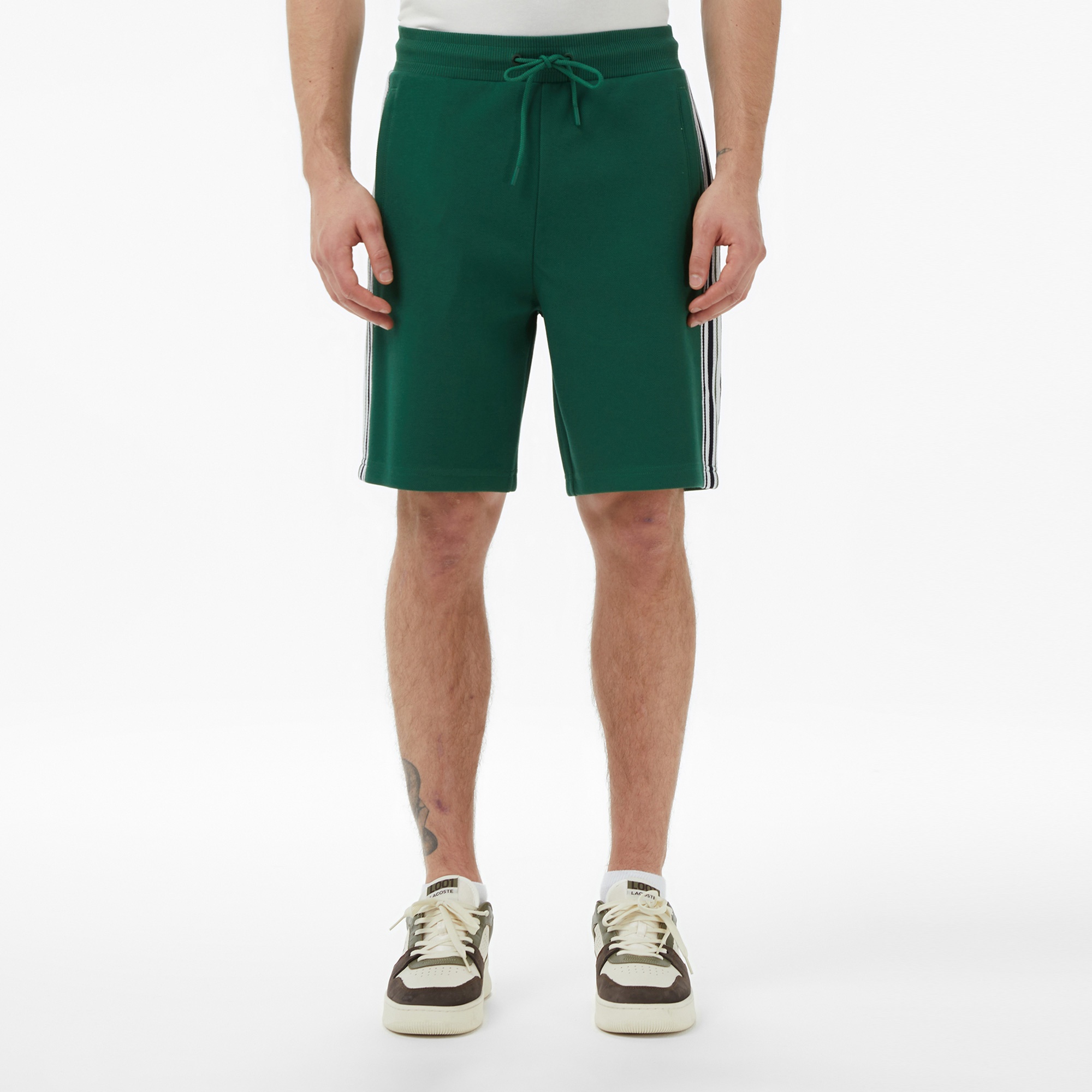 Erkek Regular Fit Koyu Yeşil Şort