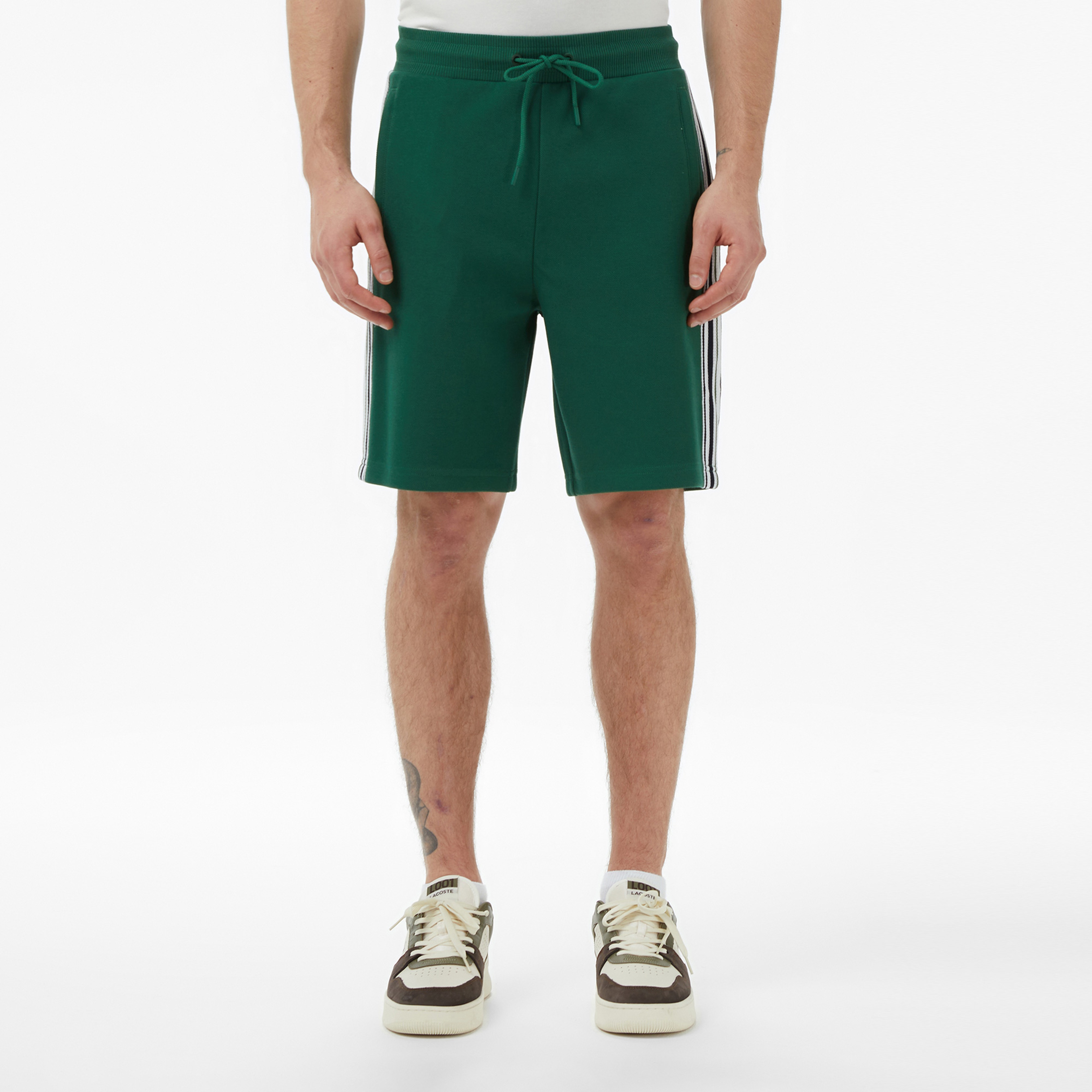 Erkek Regular Fit Koyu Yeşil Şort