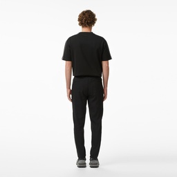 Erkek Tapered Fit Siyah Chino Pantolon Siyah