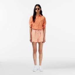 Kadın Relaxed Fit Turuncu Gömlek Turuncu