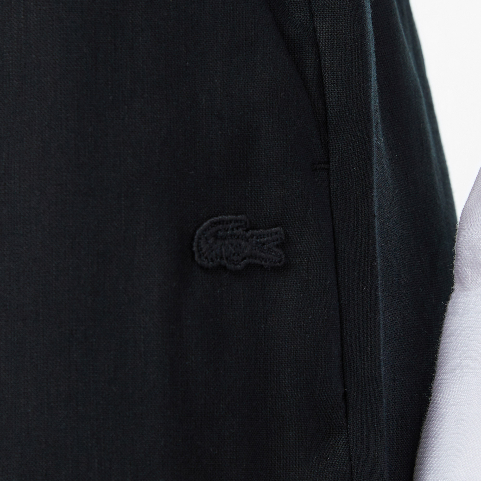 Lacoste Kadın Relaxed Fit Siyah Pantolon görsel 8