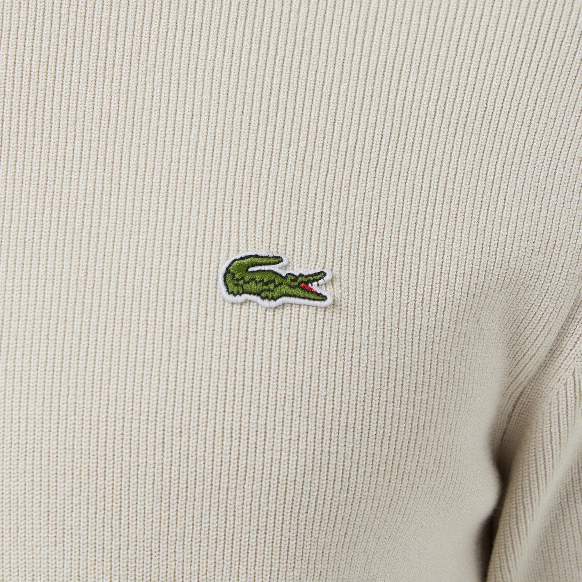 Erkek Classic Fit Kısa Kollu Bisiklet Yaka Bej Triko