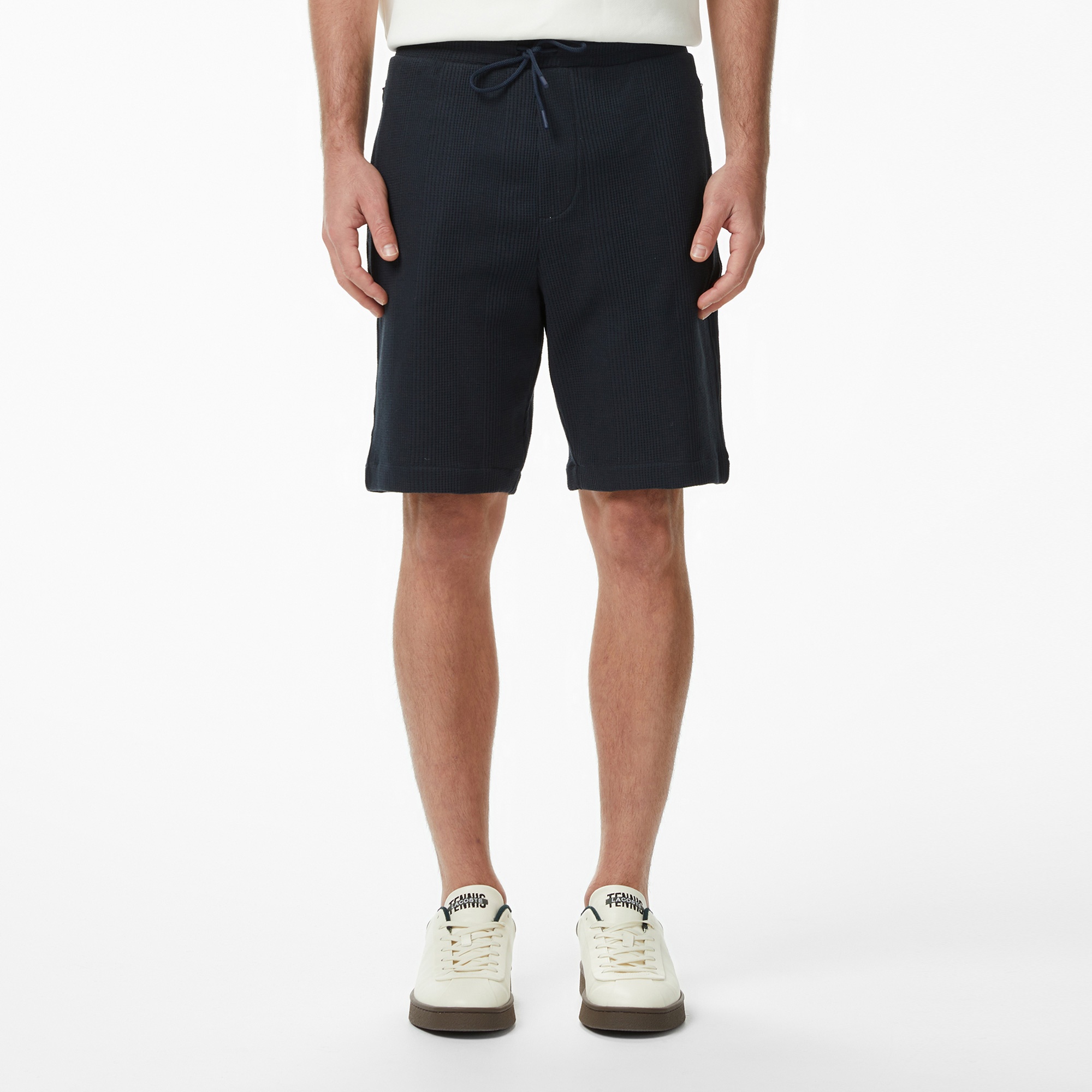 Erkek Relaxed Fit Koyu Gri Bermuda Şort