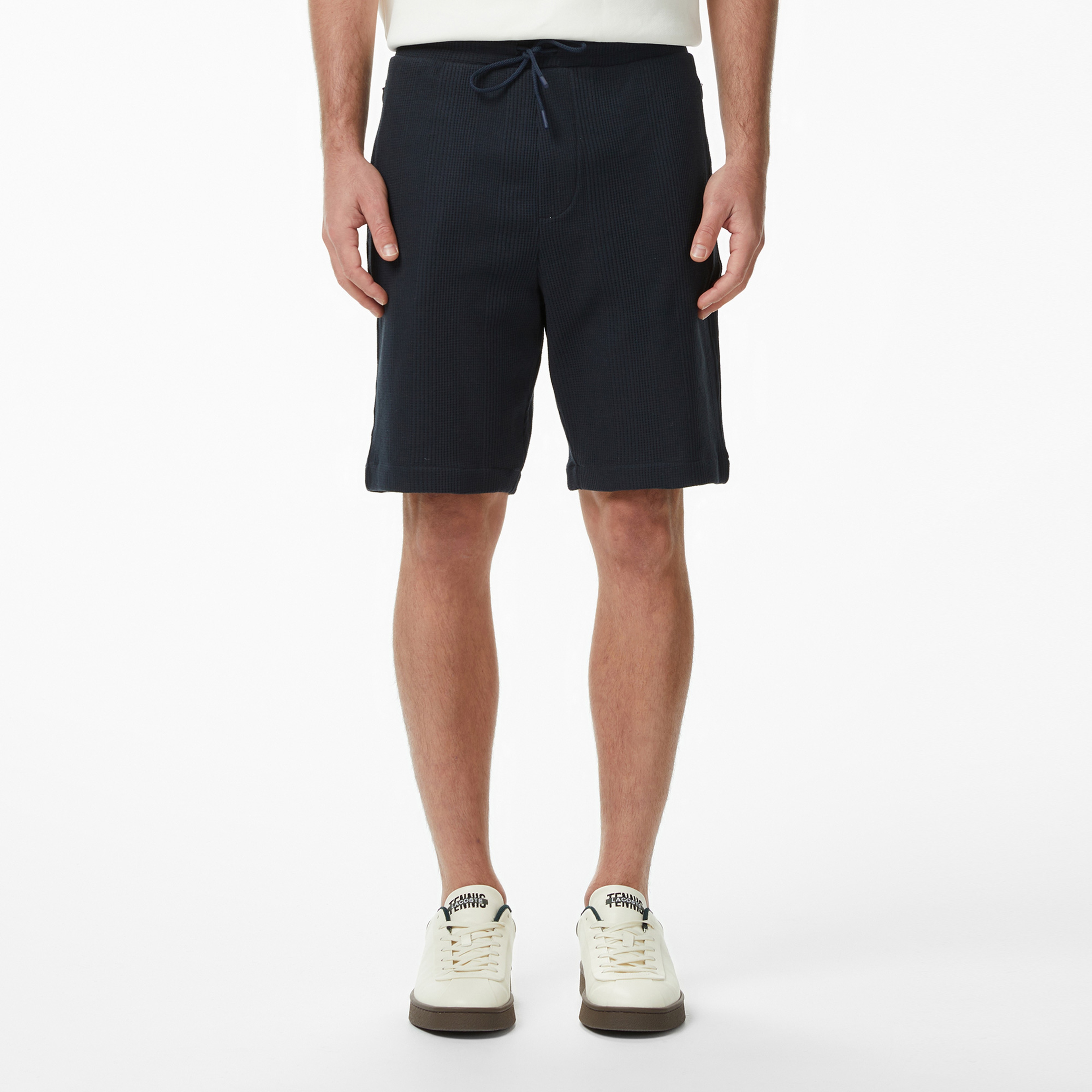 Erkek Relaxed Fit Koyu Gri Bermuda Şort