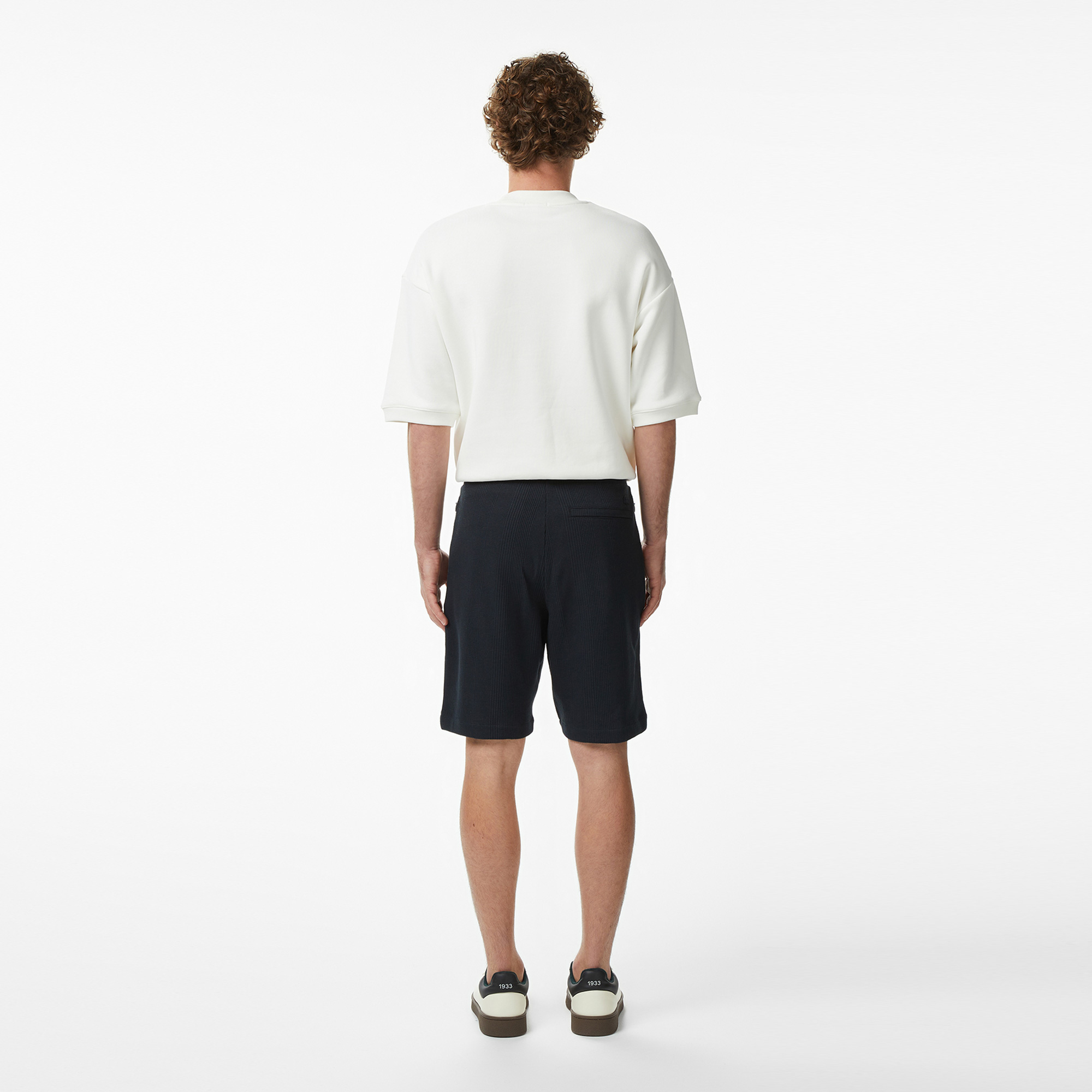 Lacoste Erkek Relaxed Fit Koyu Gri Bermuda Şort görsel 3
