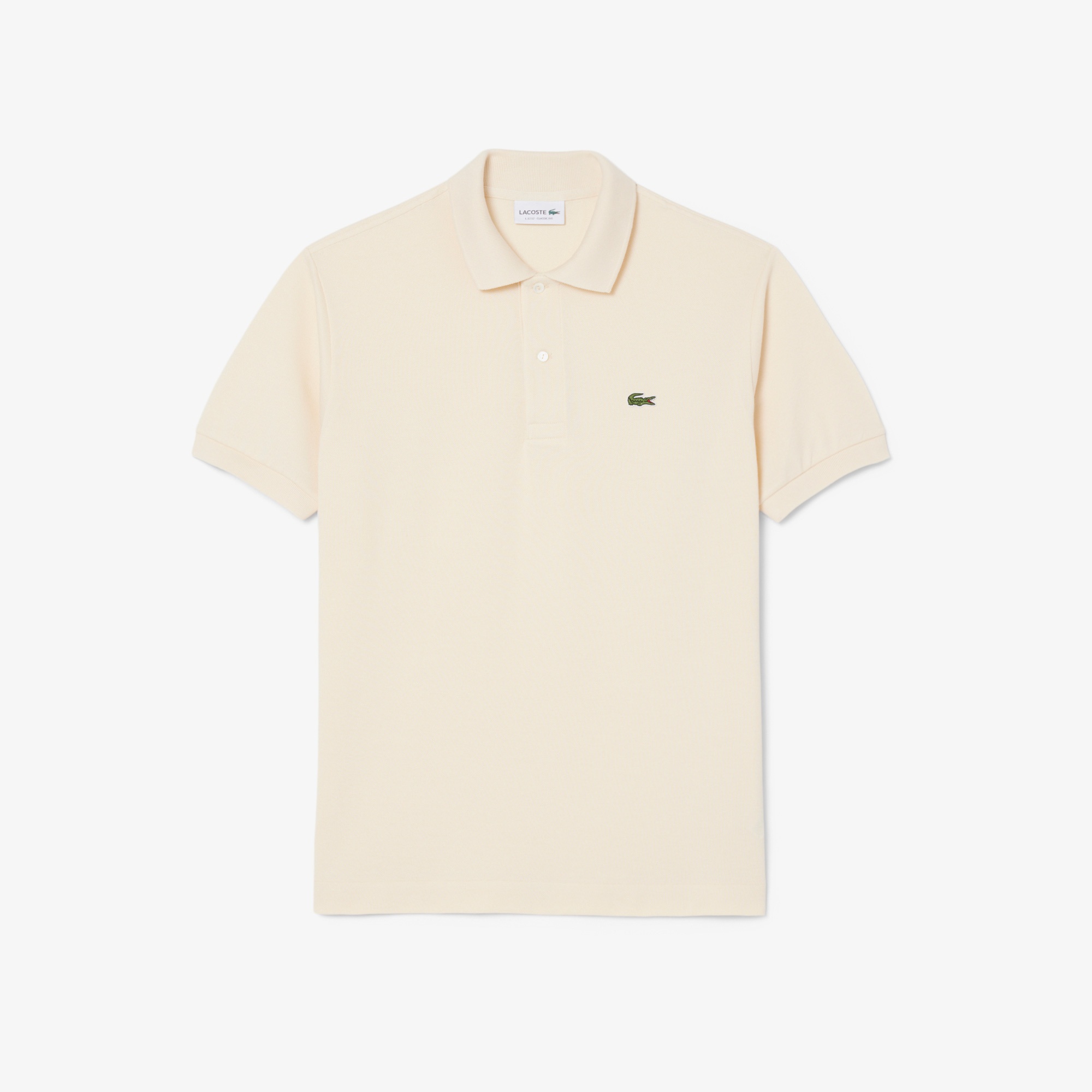 L.12.12 Erkek Classic Fit Polo Yaka Bej Polo