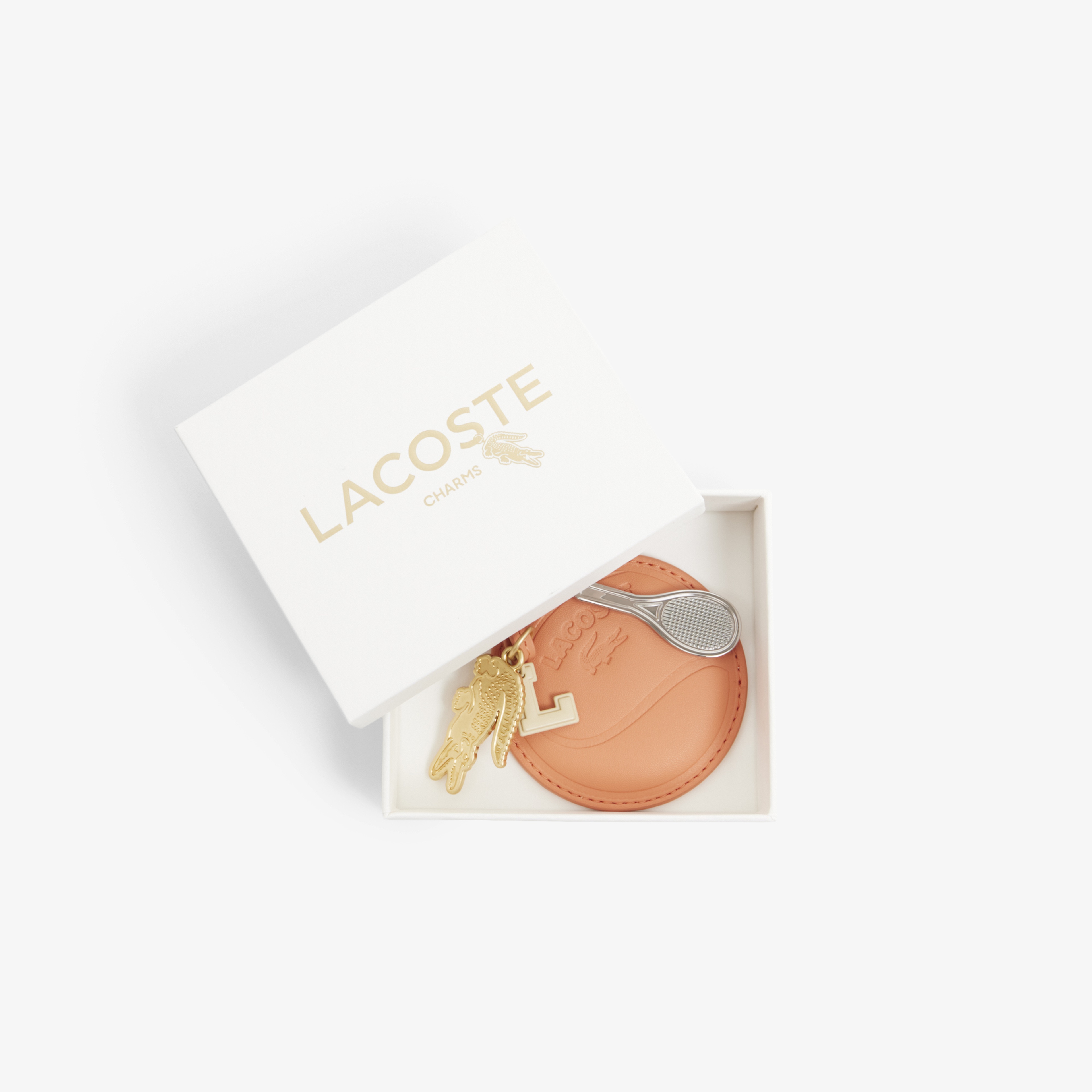 Tennis Racket Mirror L Charms Kadın Turuncu Anahtarlık