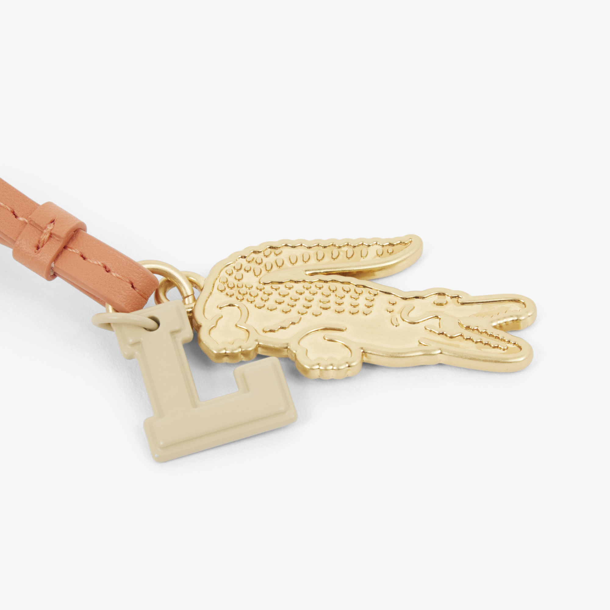 Lacoste Tennis Racket Mirror L Charms Kadın Turuncu Anahtarlık görsel 4