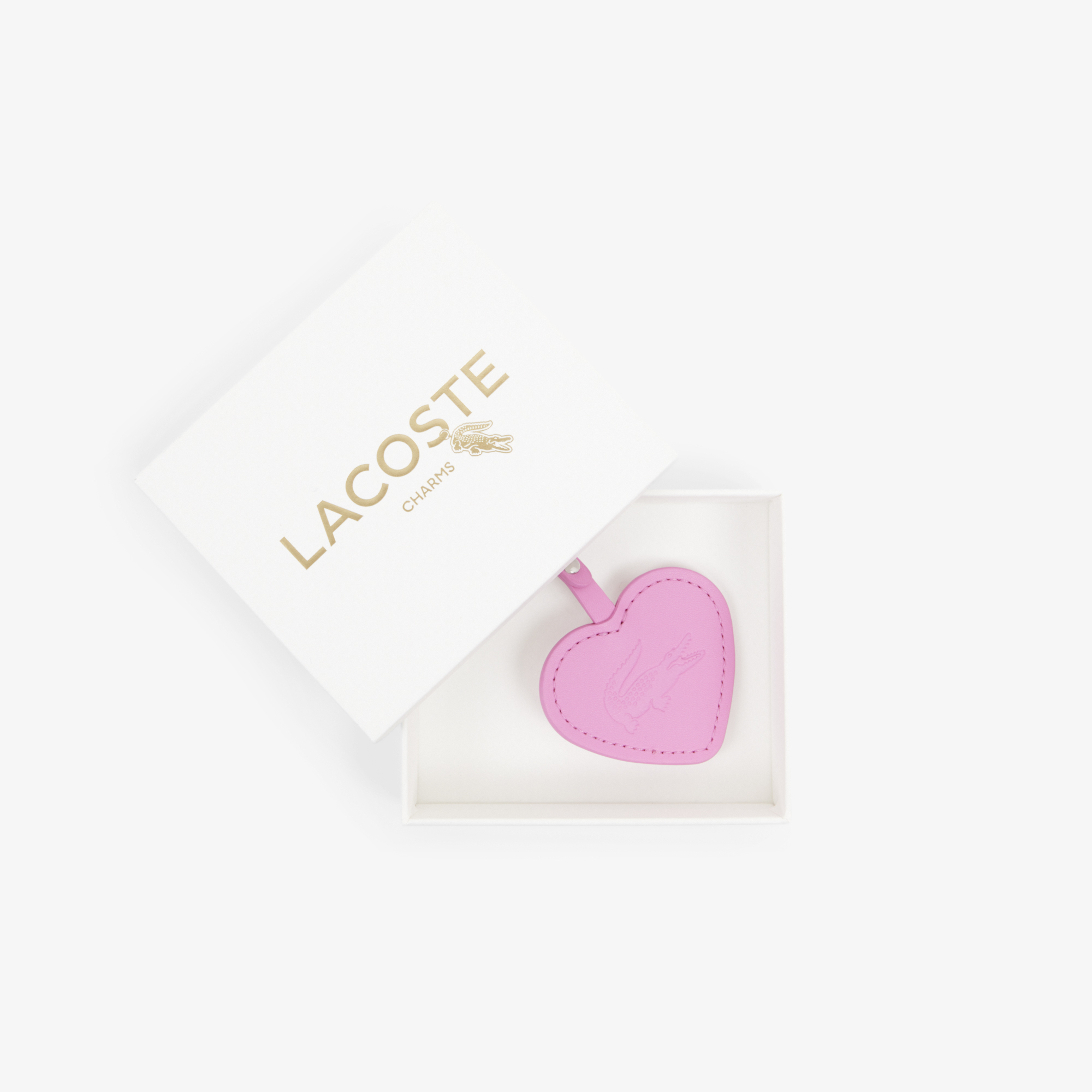 Lacoste L Charms Kadın Pembe Anahtarlık görsel 4