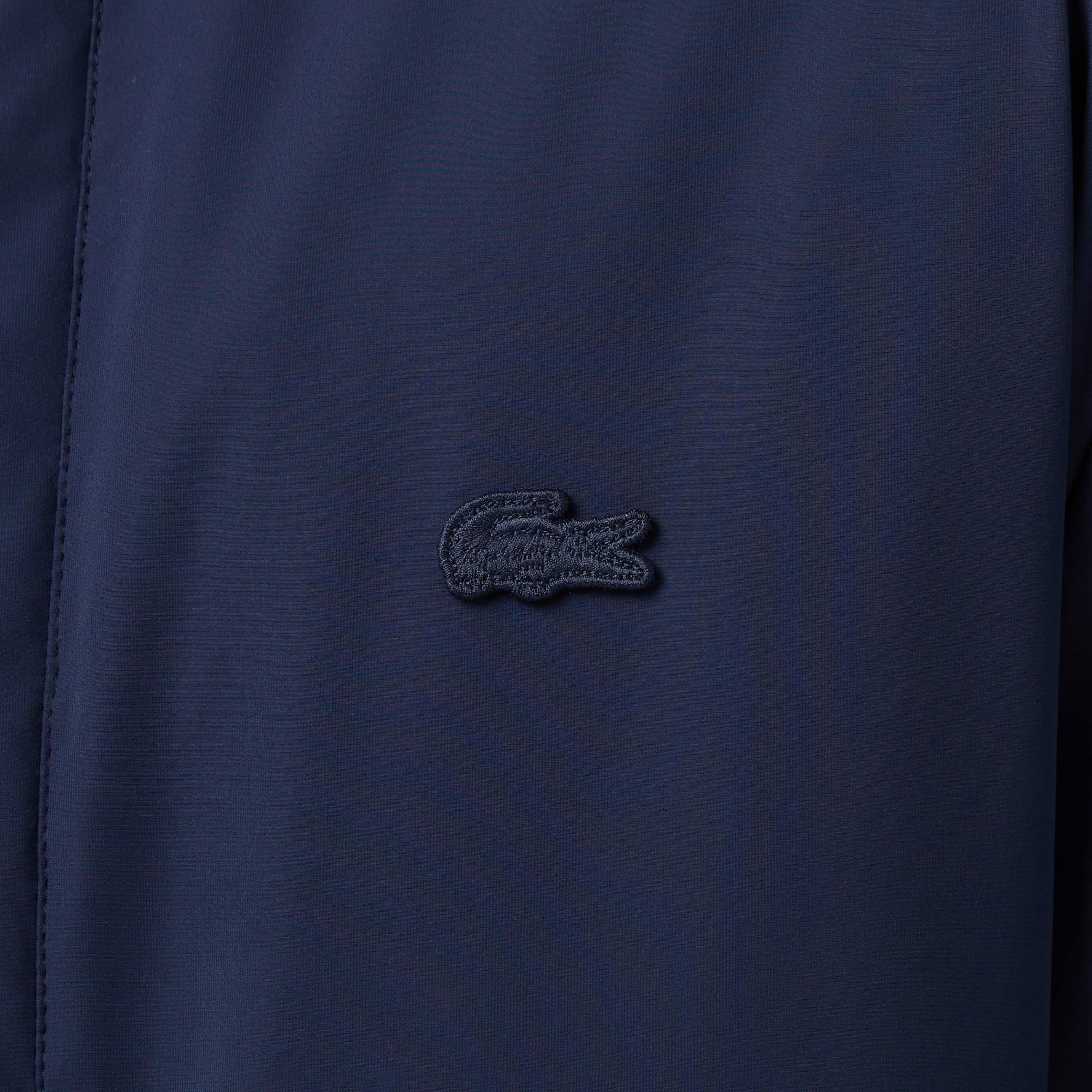 Lacoste Erkek Relaxed Fit Dik Yaka Lacivert Mont görsel 6