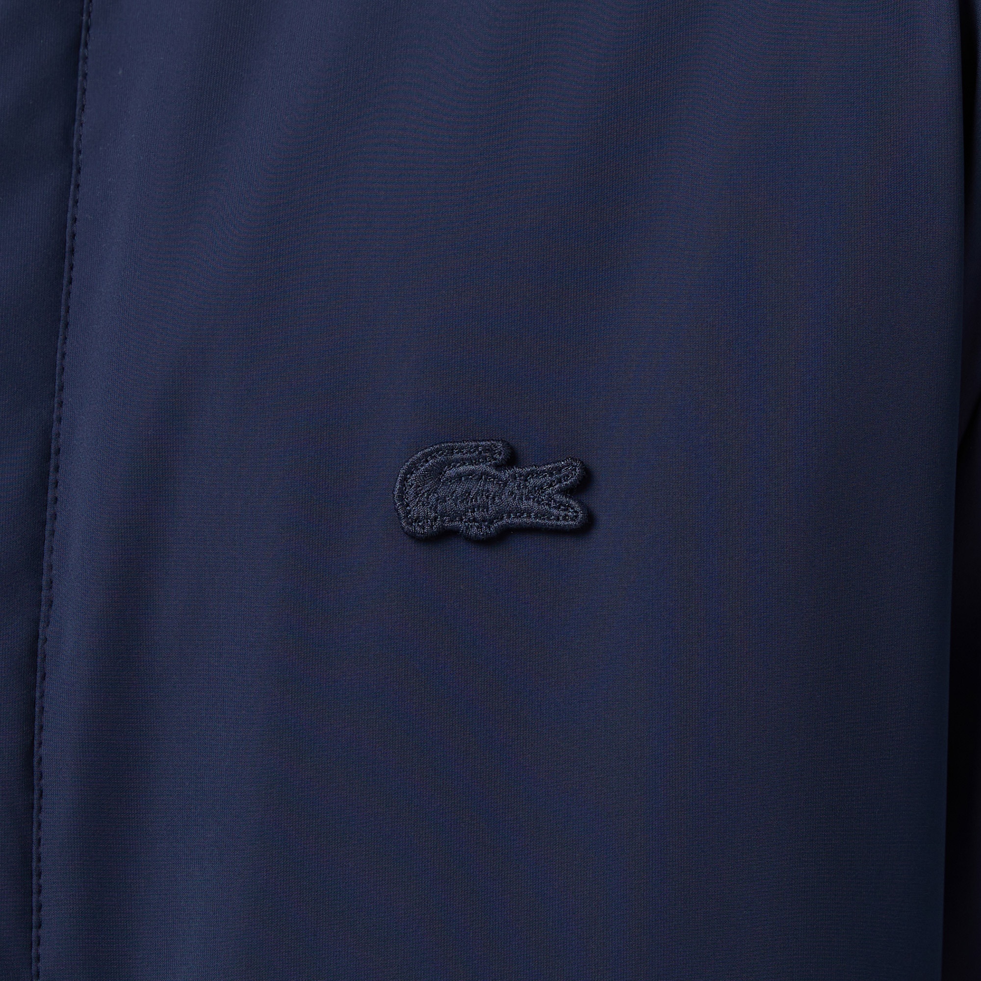 Erkek Relaxed Fit Dik Yaka Lacivert Mont