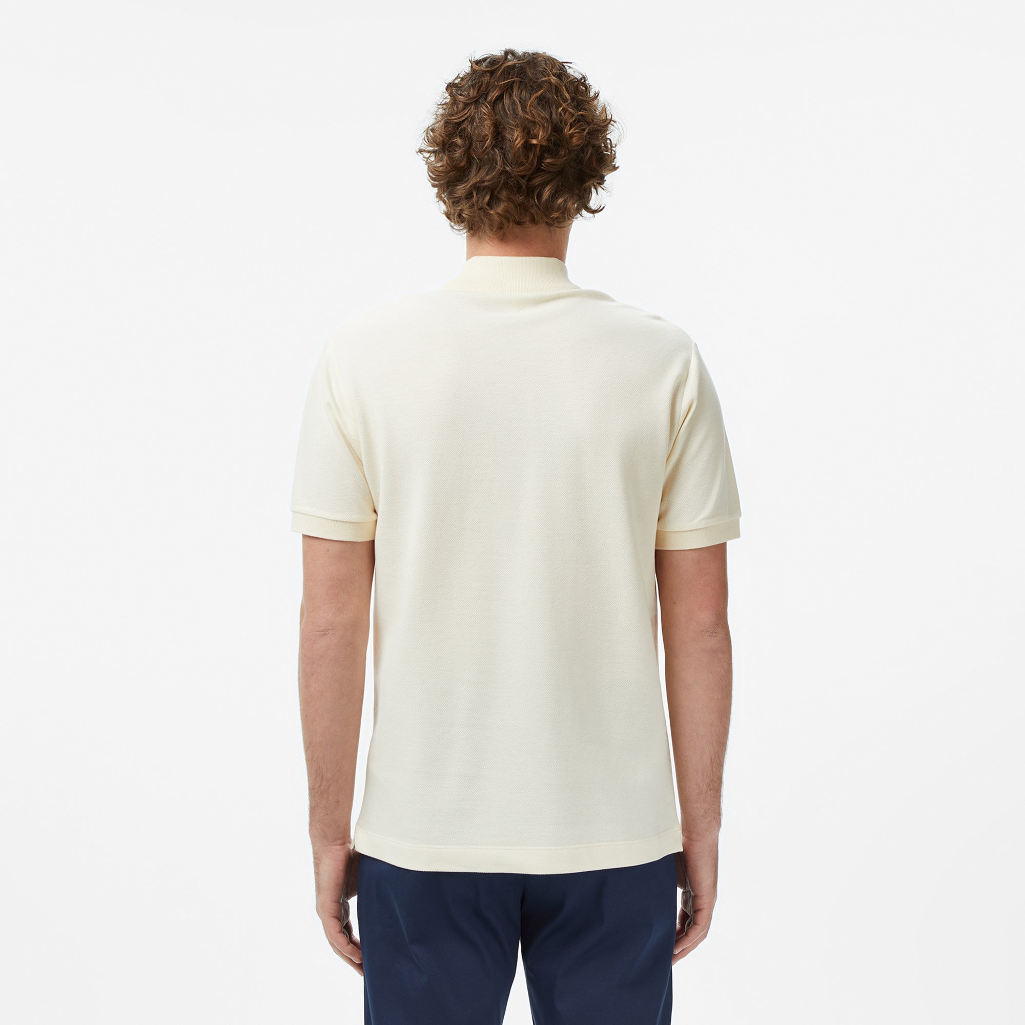 Erkek Relaxed Fit Krem Polo
