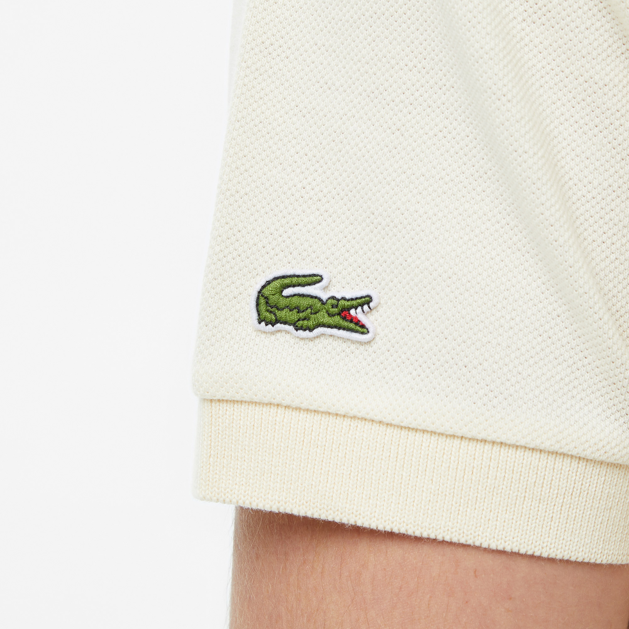 Lacoste Erkek Relaxed Fit Krem Polo görsel 6