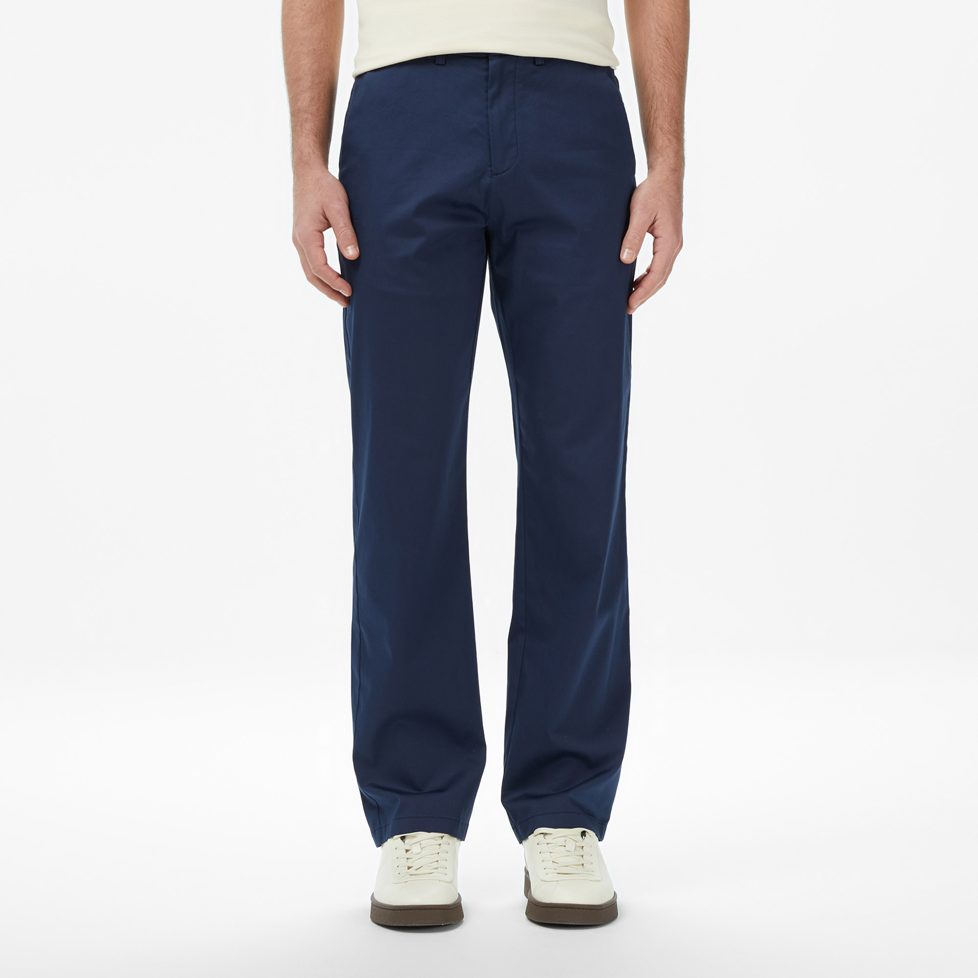 Lacoste Erkek Regular Fit Lacivert Chino Pantolon görsel 2