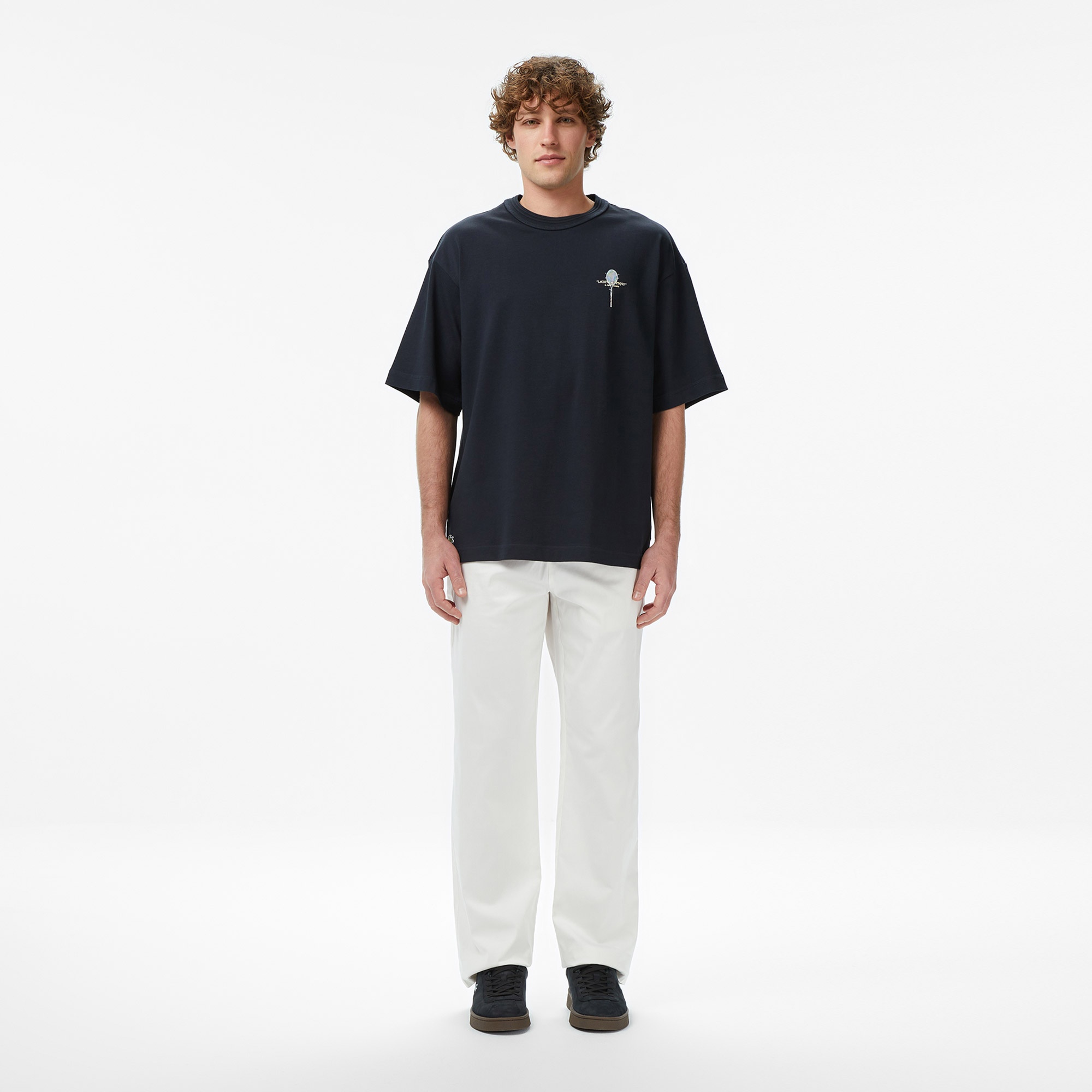 Erkek Regular Fit Krem Chino Pantolon