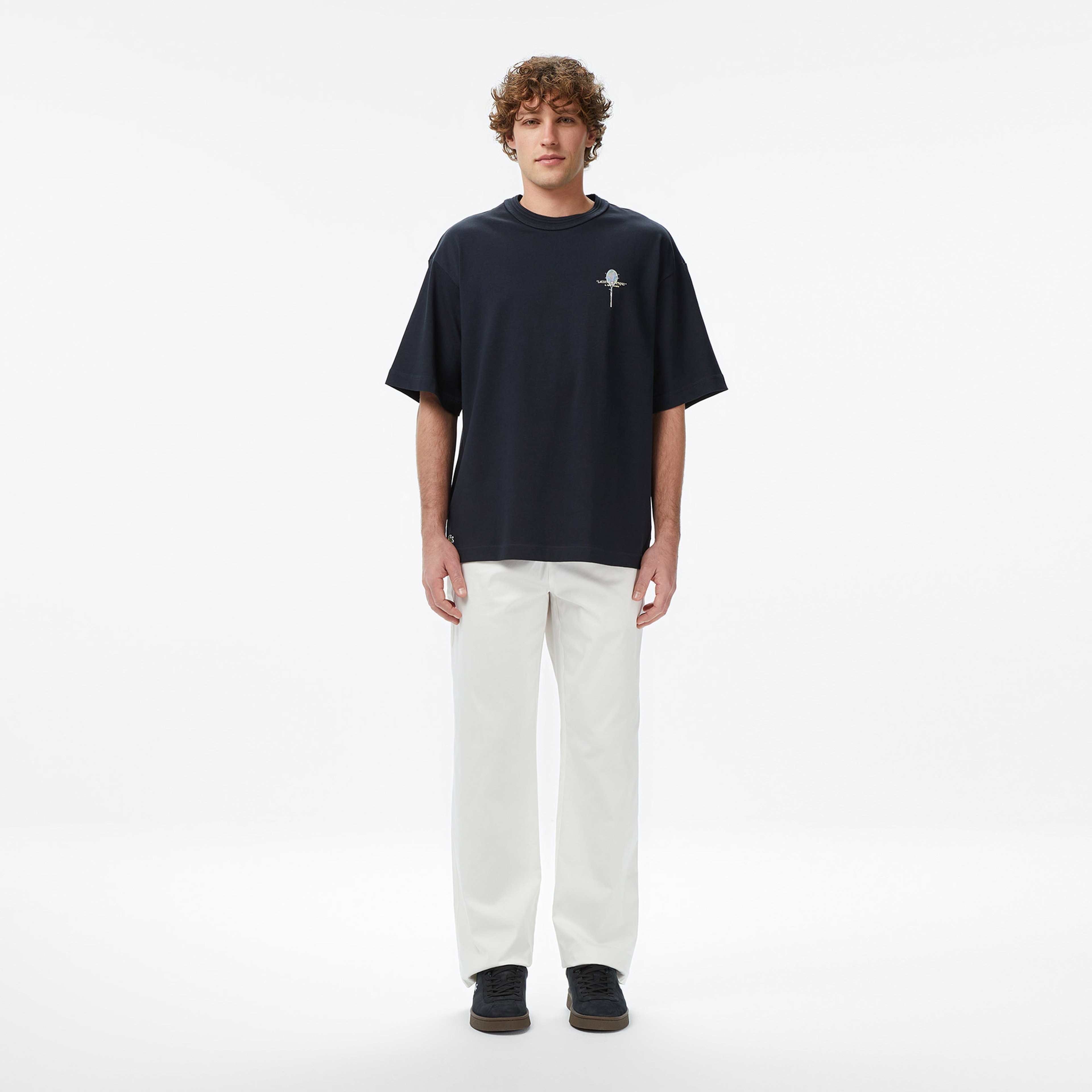 Erkek Regular Fit Krem Chino Pantolon