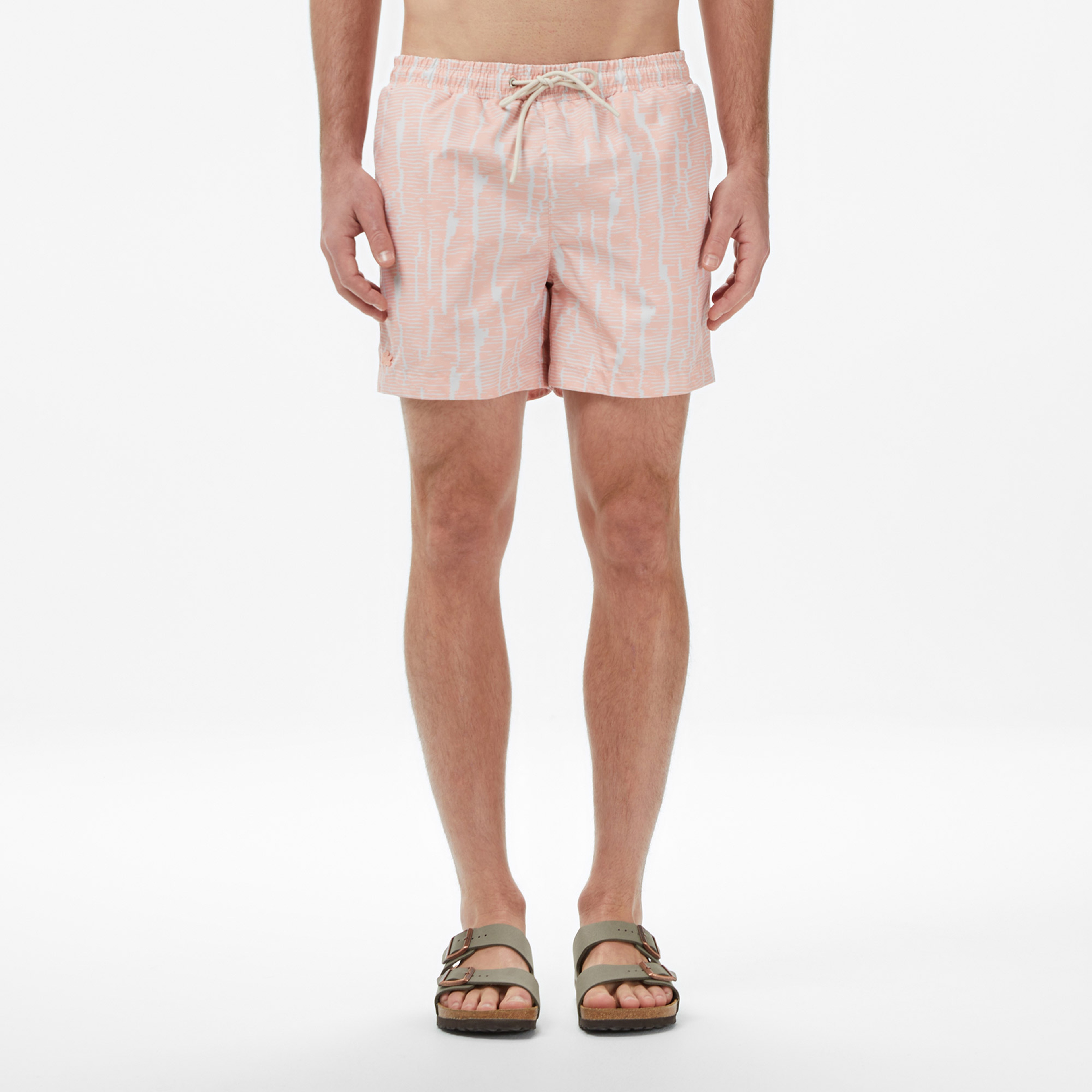 Erkek Regular Fit Desenli Pembe Mayo Erkek Regular Fit Desenli Pembe Mayo