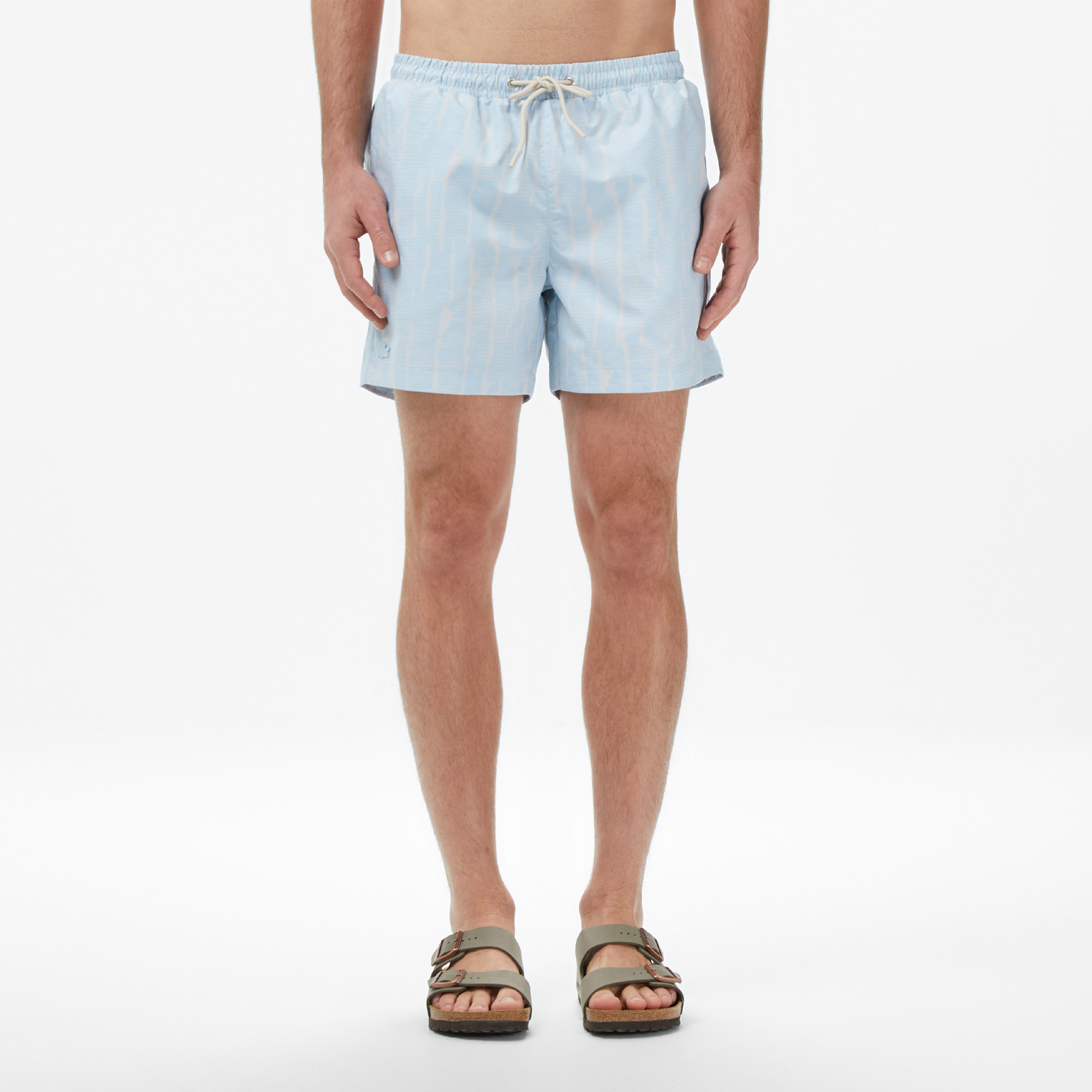 Erkek Regular Fit Desenli Mavi Mayo Erkek Regular Fit Desenli Mavi Mayo