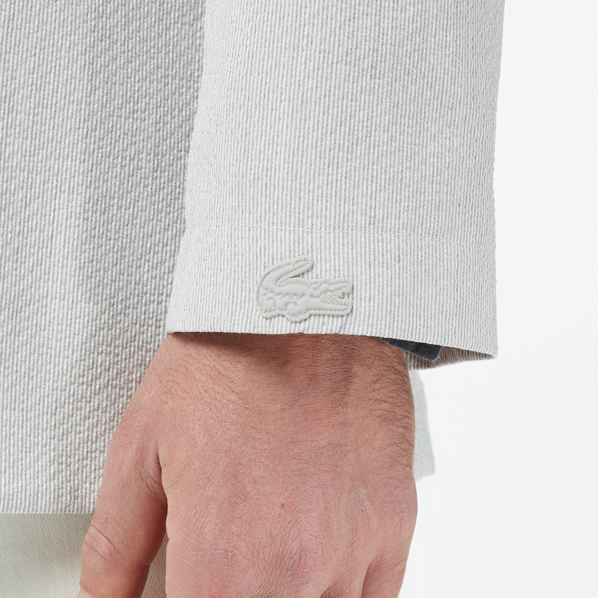 Lacoste Erkek Gri Blazer görsel 6