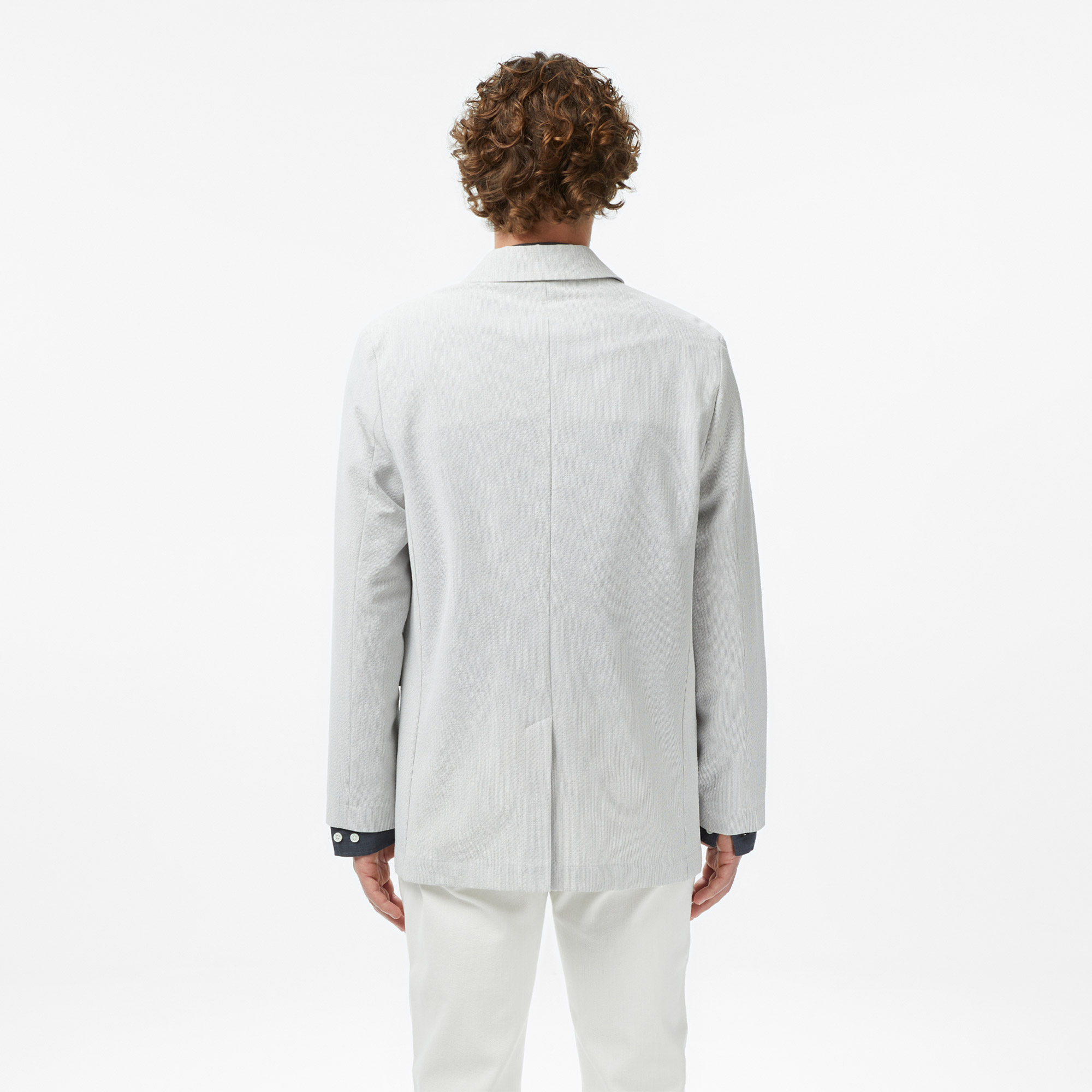 Lacoste Erkek Gri Blazer görsel 4