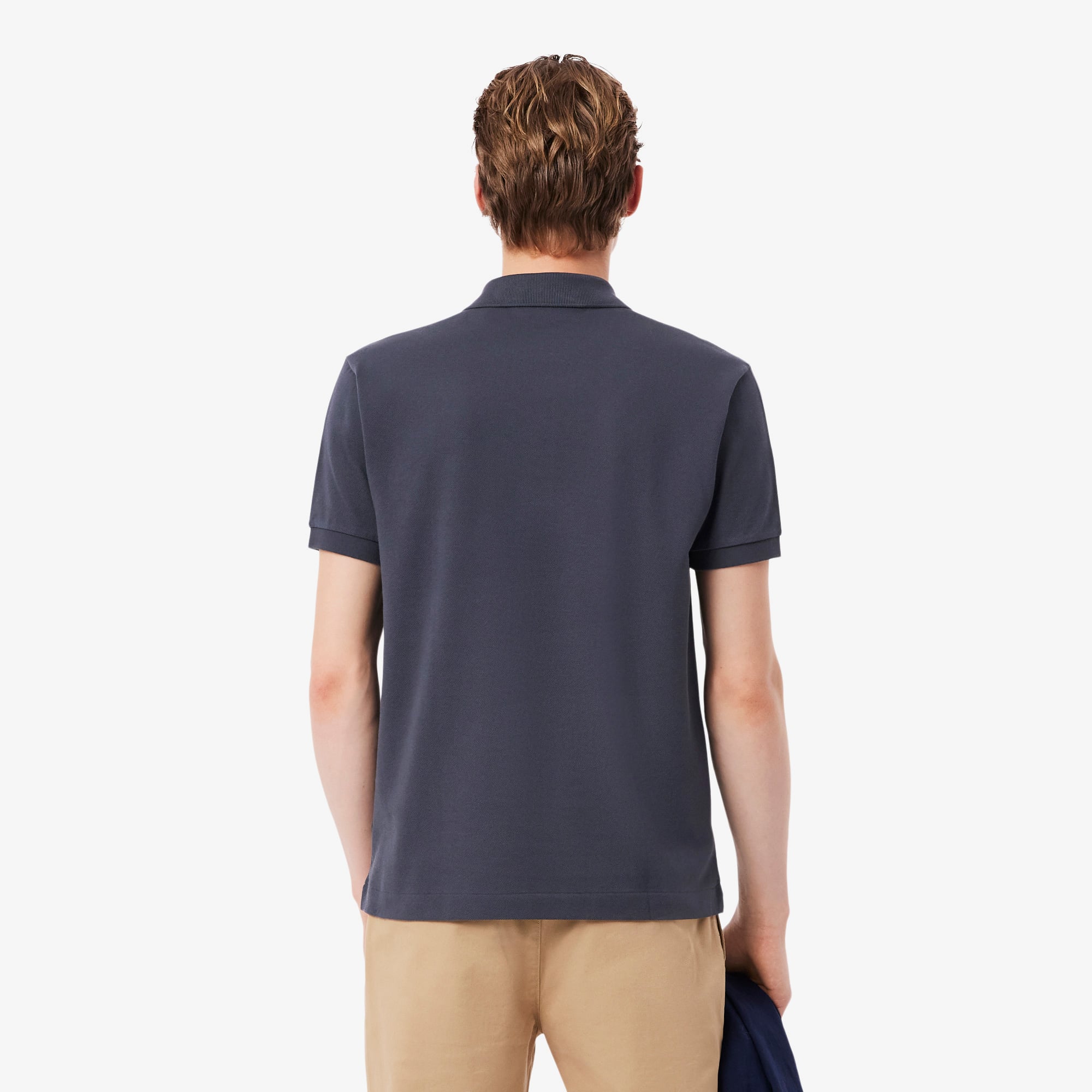 Lacoste L.12.12 Erkek Classic Fit Koyu Gri Polo görsel 3