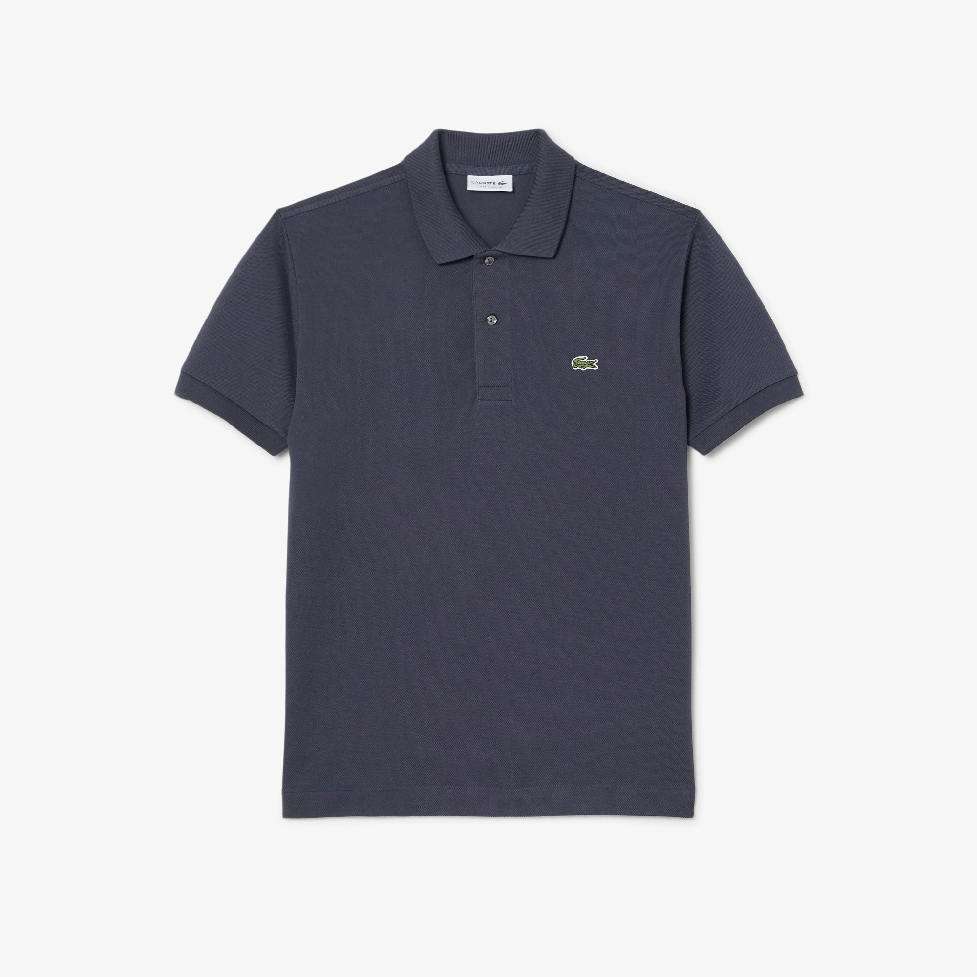 L.12.12 Erkek Classic Fit Koyu Gri Polo