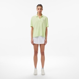 Kadın Relaxed Fit Açık Yeşil Polo Sarı