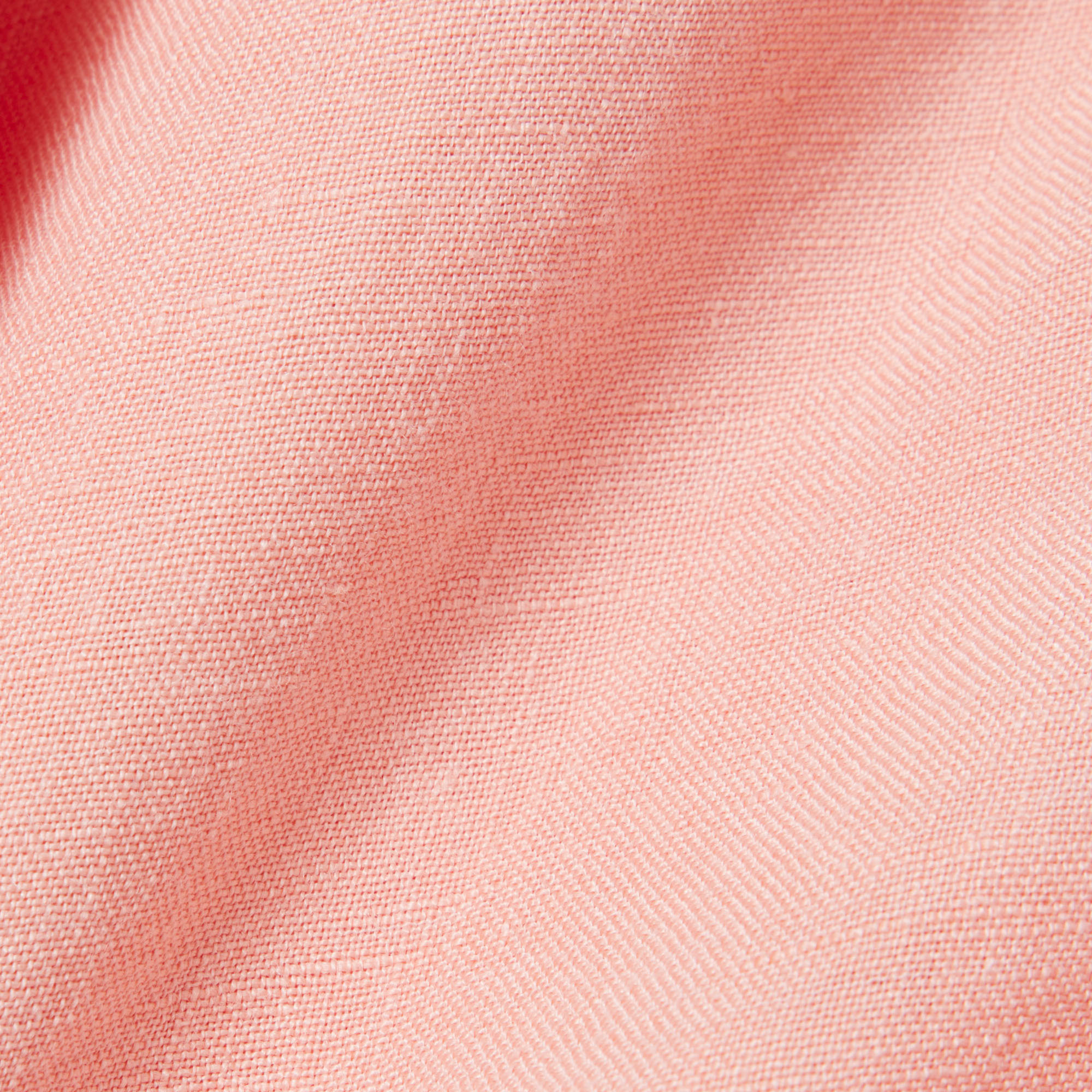 Lacoste Erkek Regular Fit Düğmeli Yaka Keten Pembe Gömlek görsel 8