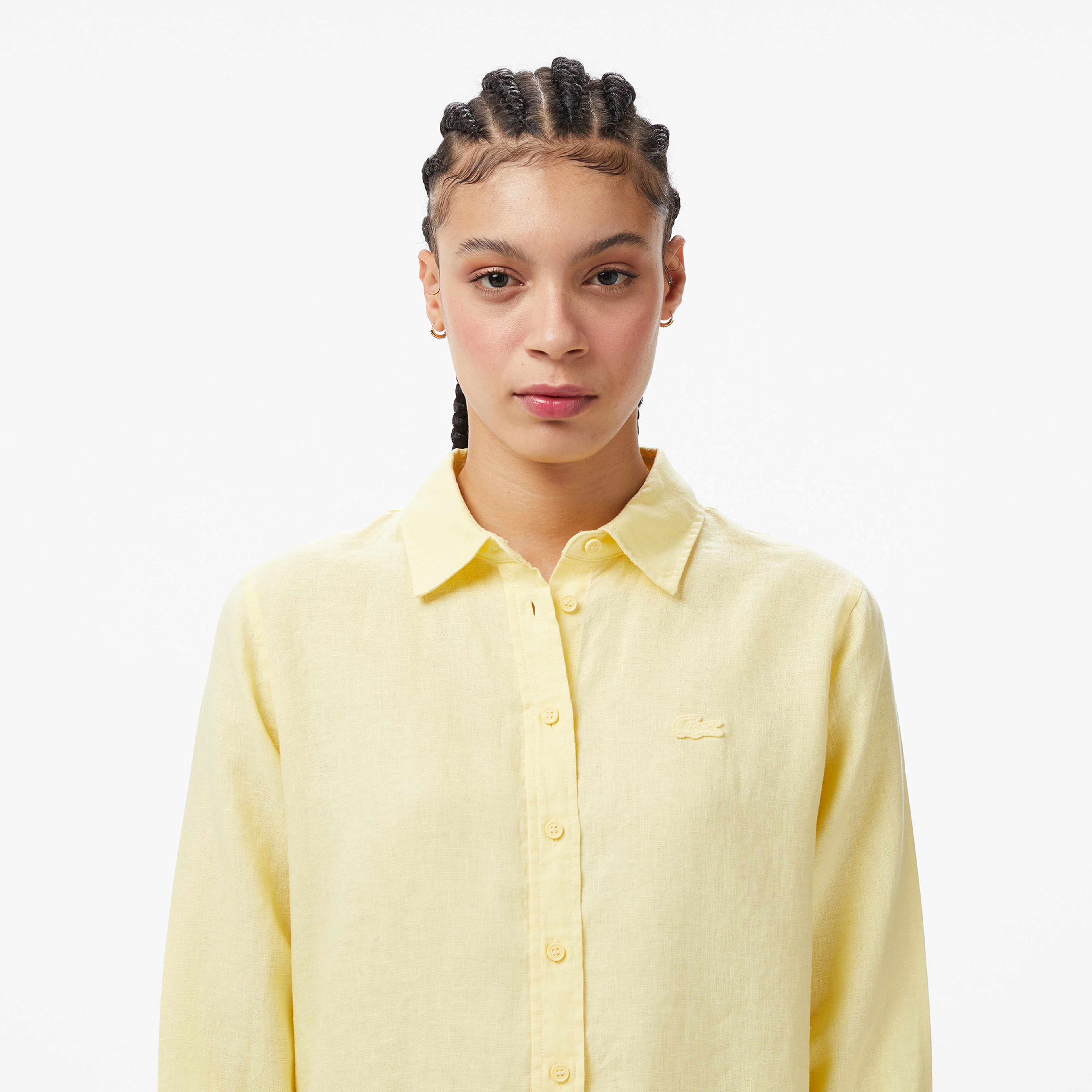 Kadın Relaxed Fit Sarı Gömlek