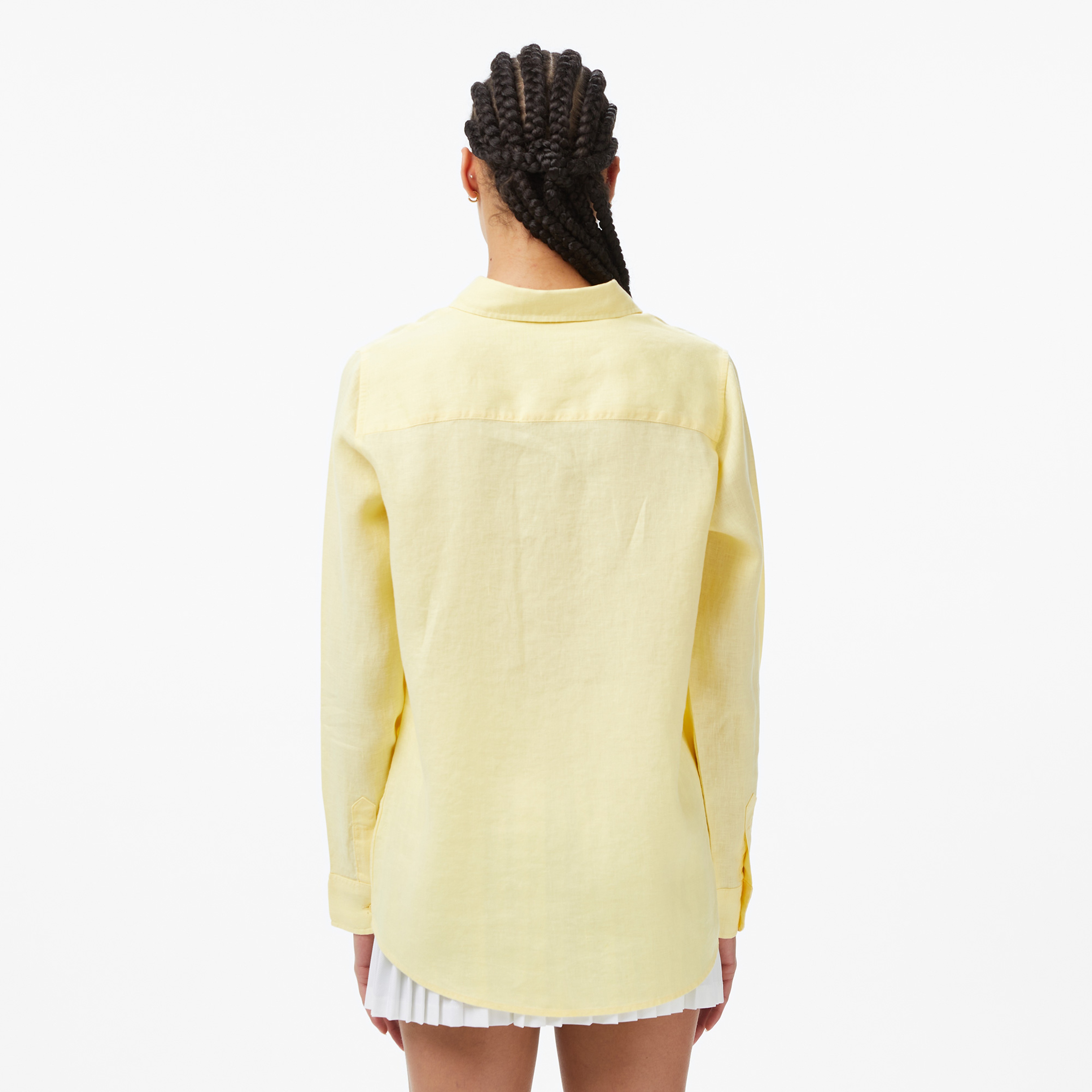 Kadın Relaxed Fit Sarı Gömlek