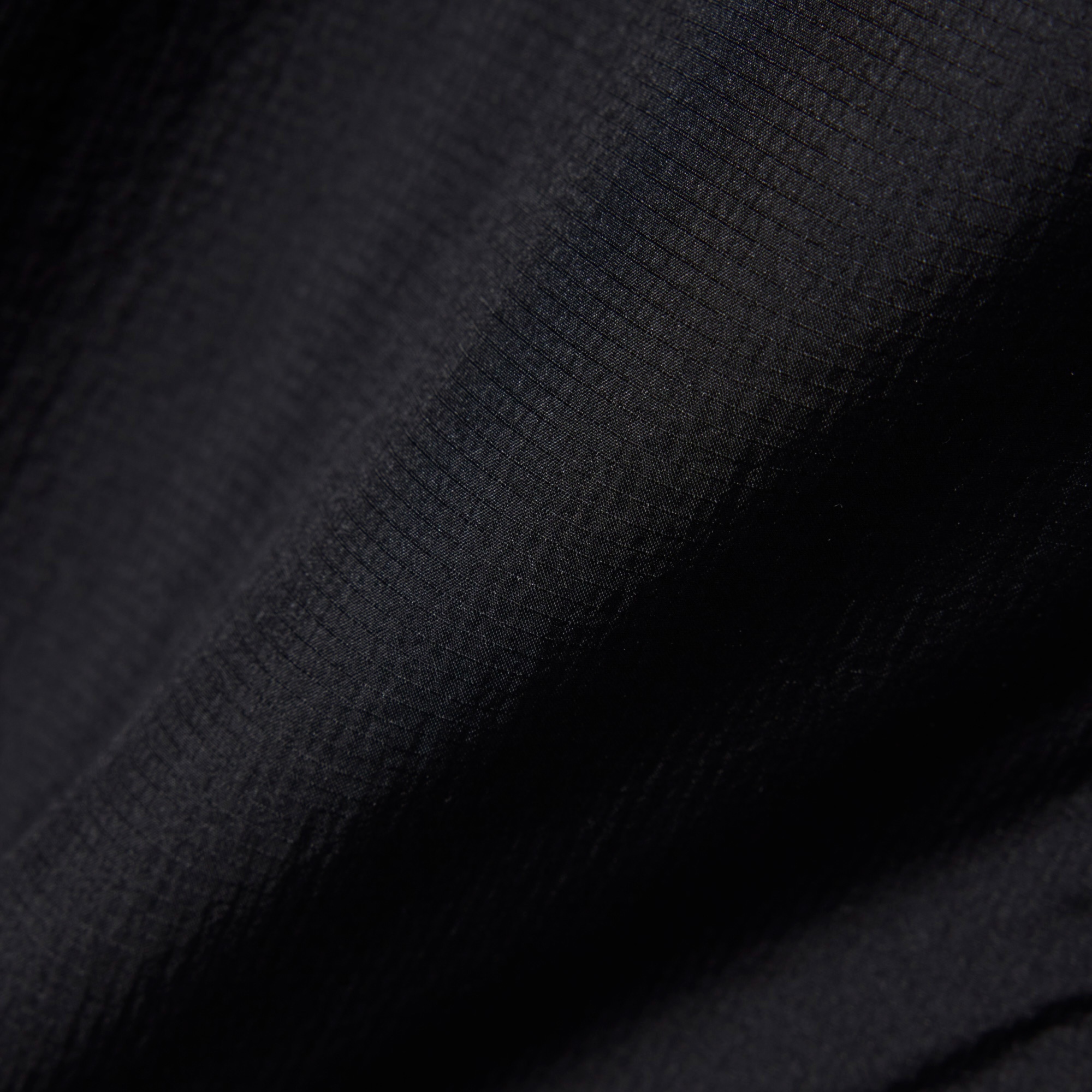 Erkek Kapüşonlu Siyah Yağmurluk