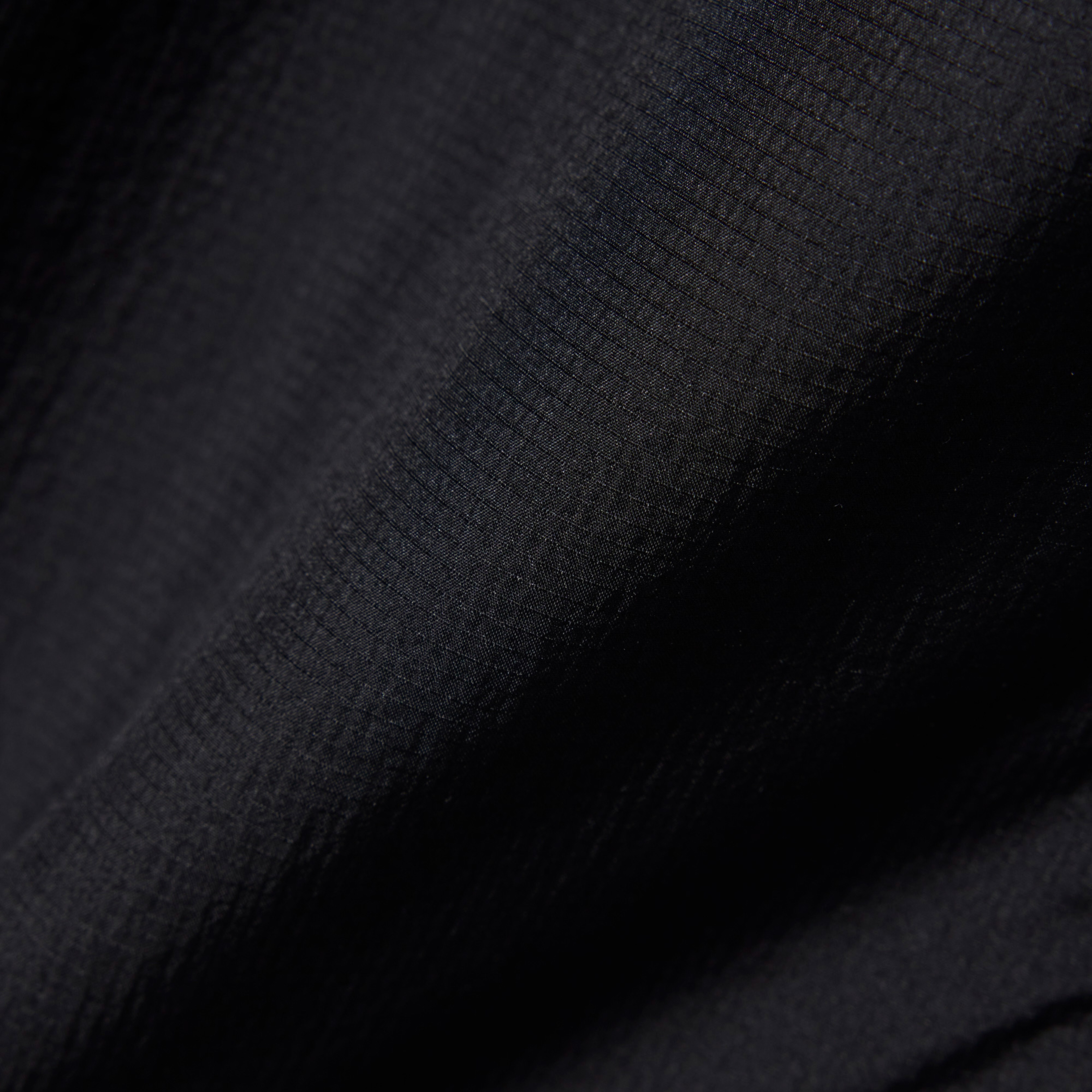 Erkek Kapüşonlu Siyah Yağmurluk