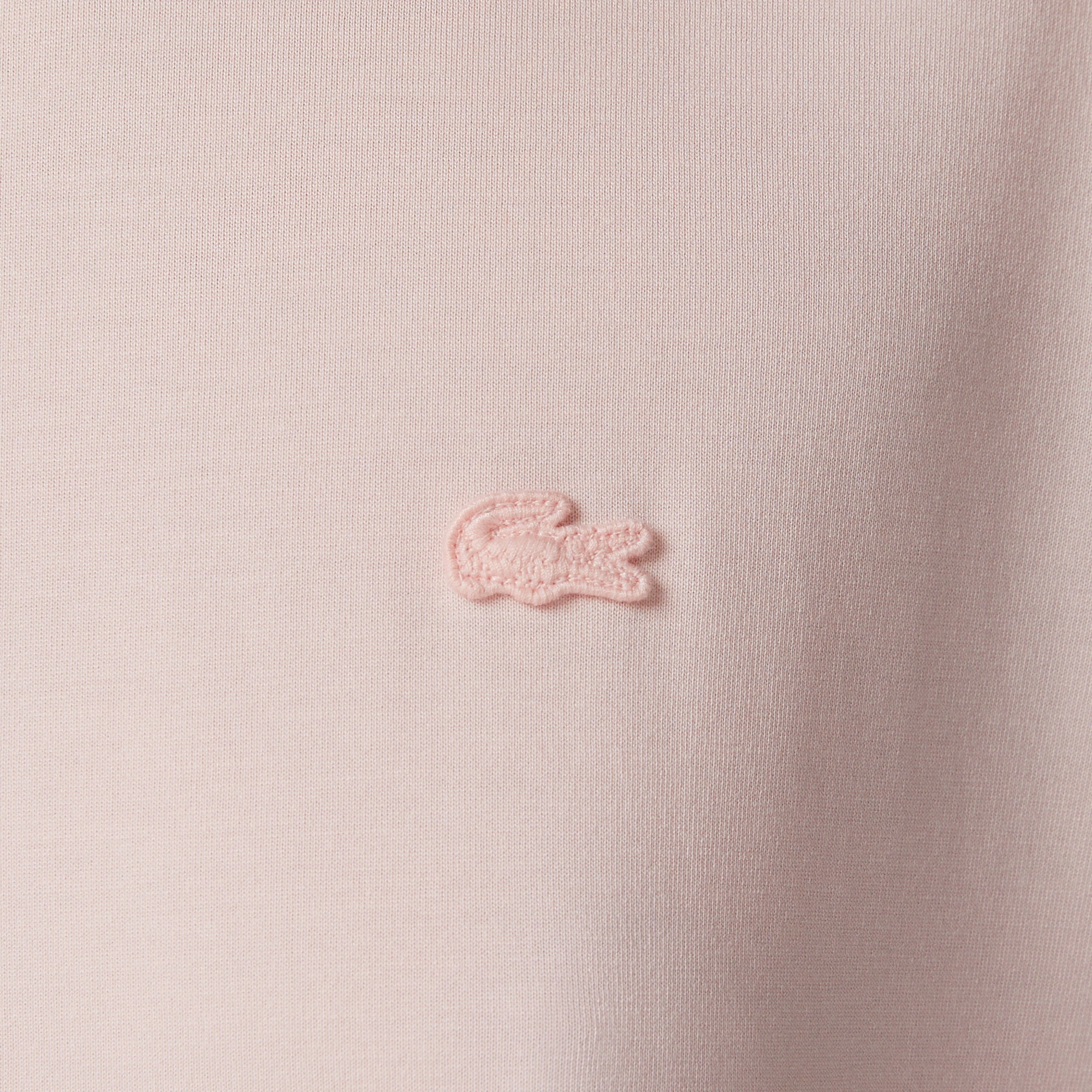 Kadın Relaxed Fit Bisiklet Yaka Açık Pembe T-Shirt