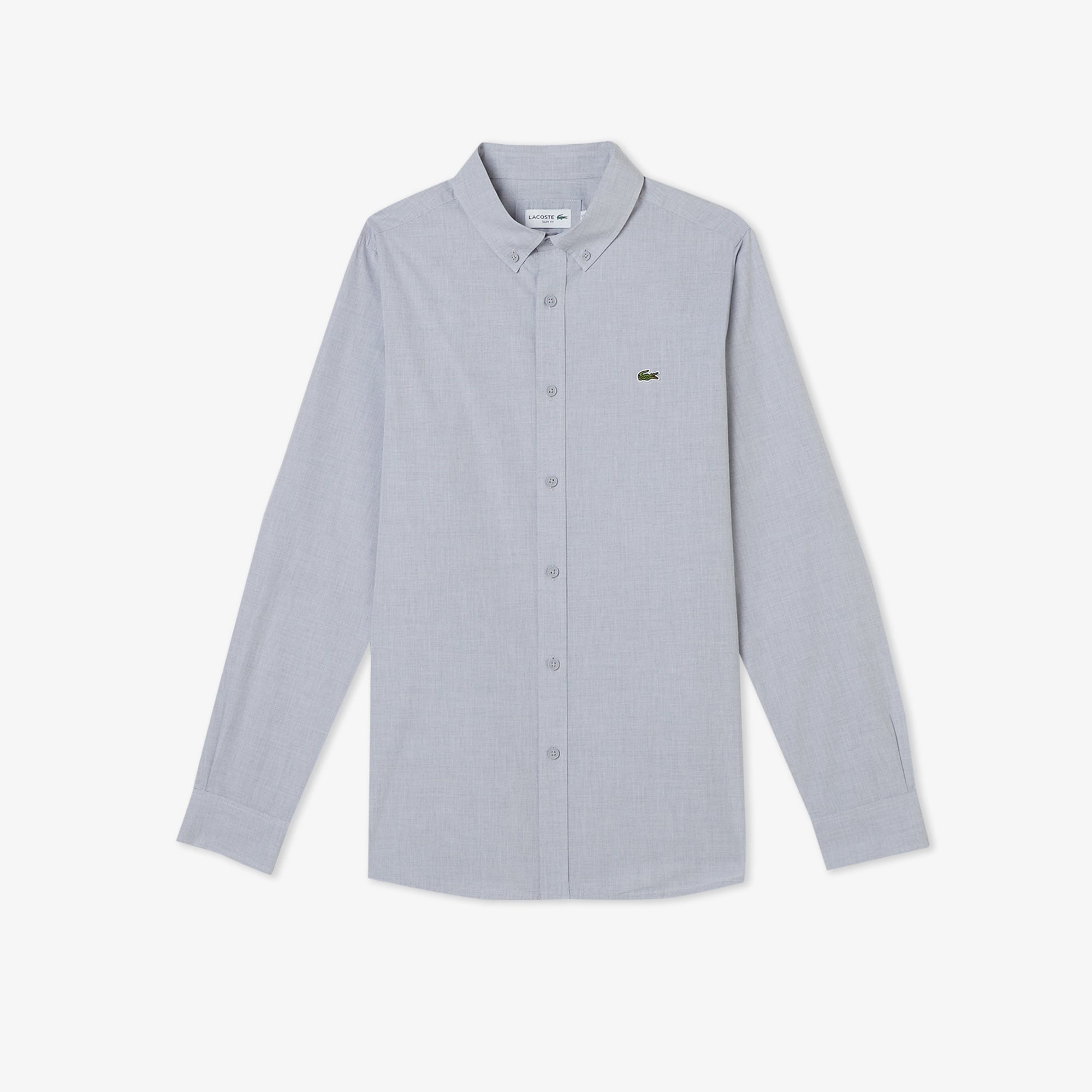 Erkek Slim Fit Gri Gömlek