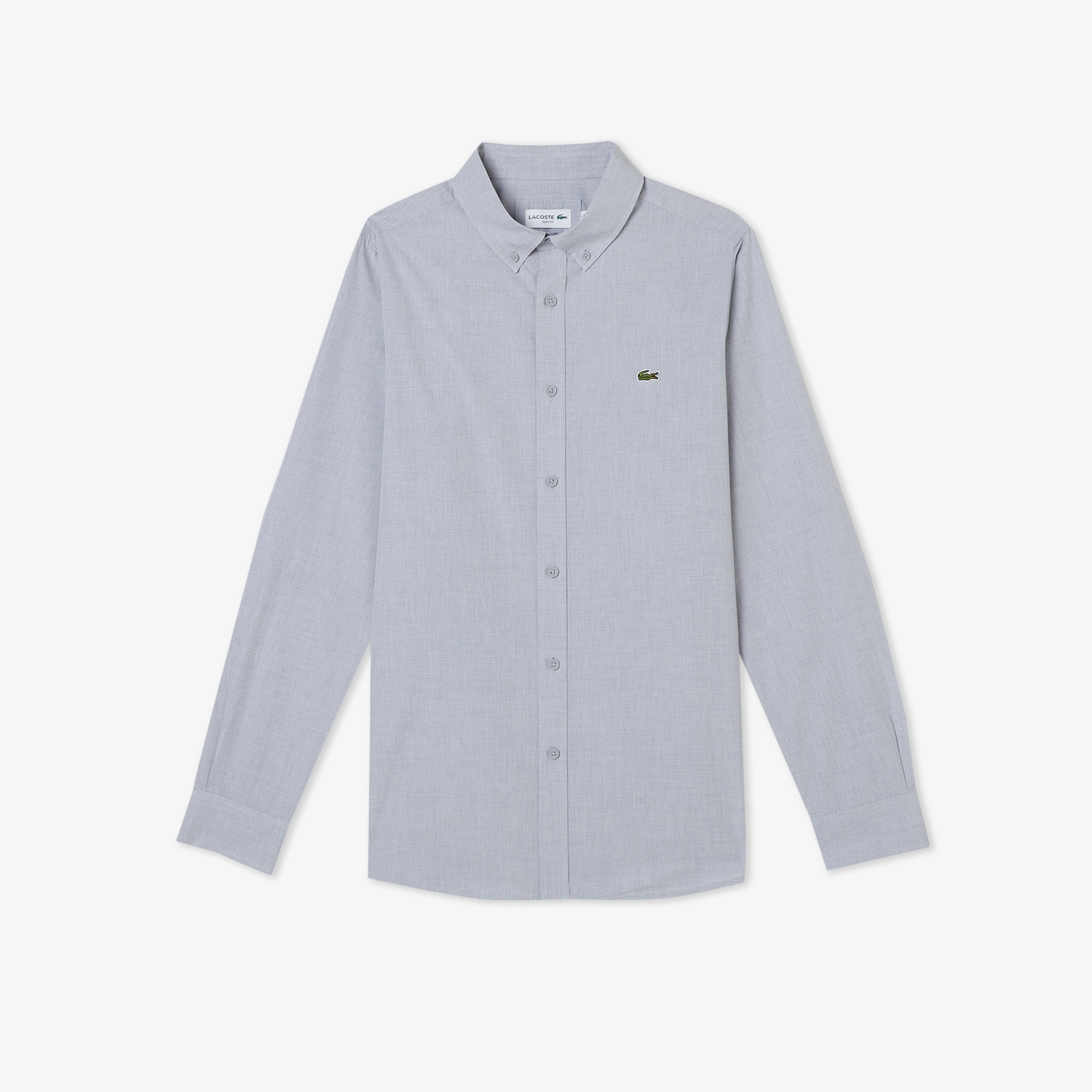 Erkek Slim Fit Gri Gömlek