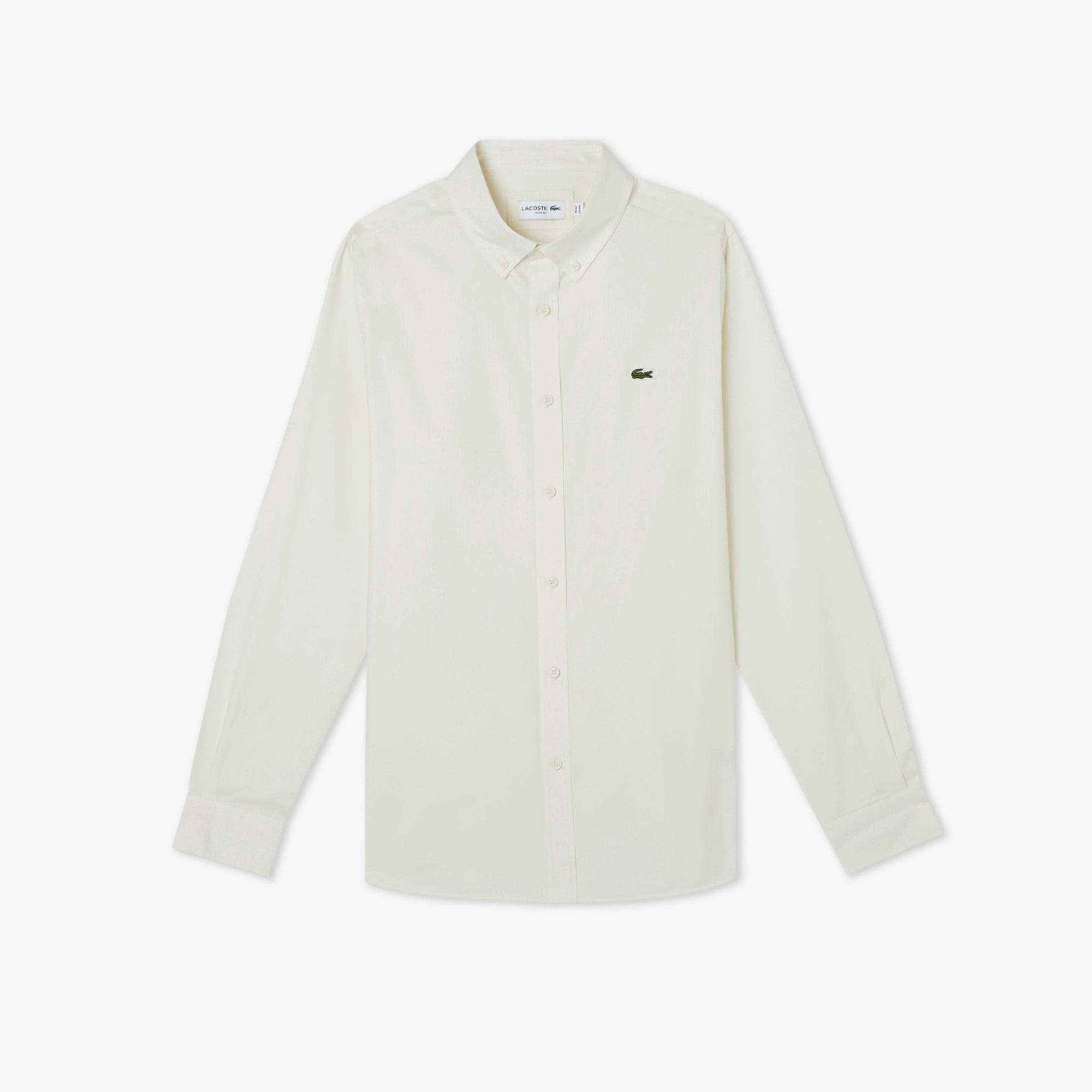 Erkek Slim Fit Krem Gömlek