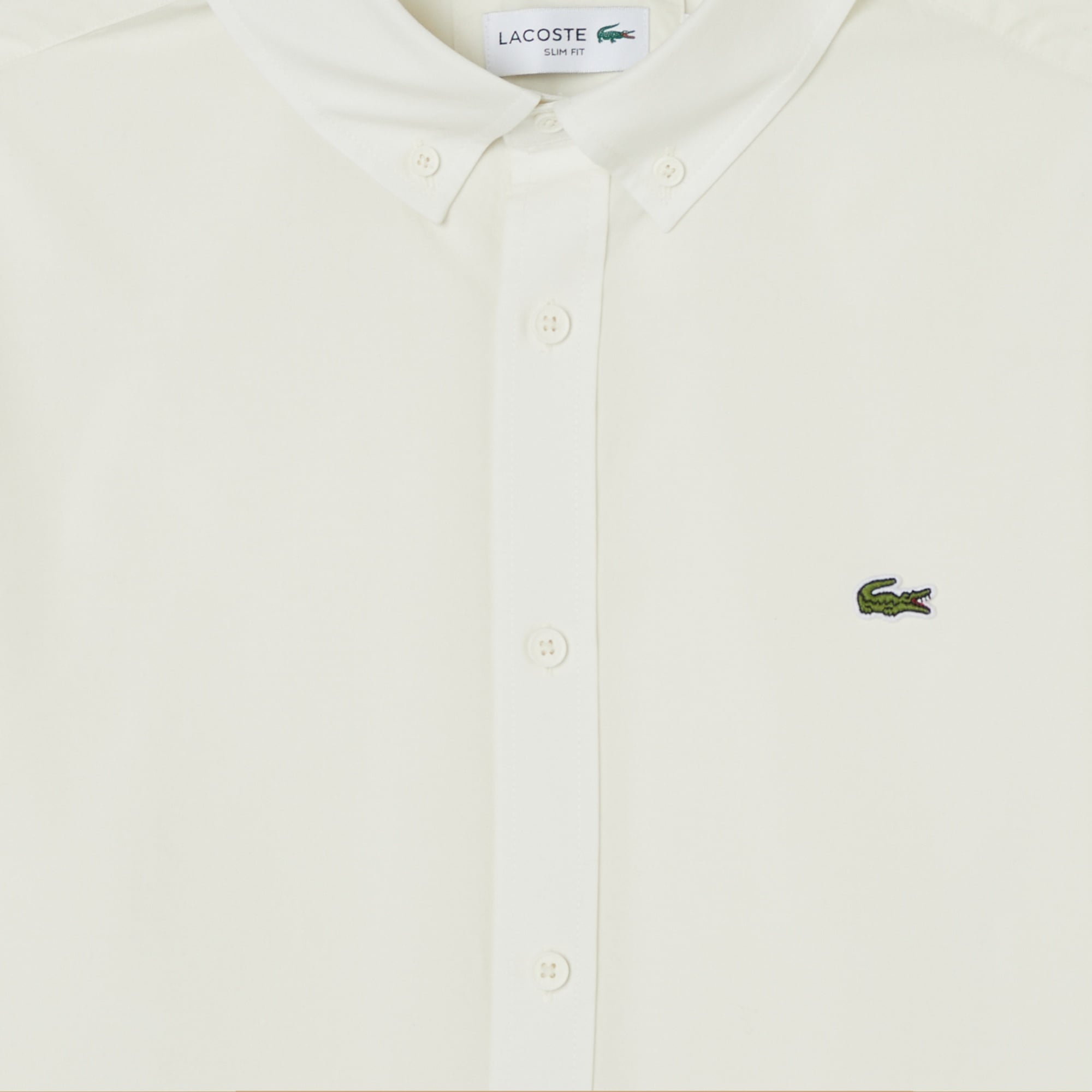 Erkek Slim Fit Krem Gömlek