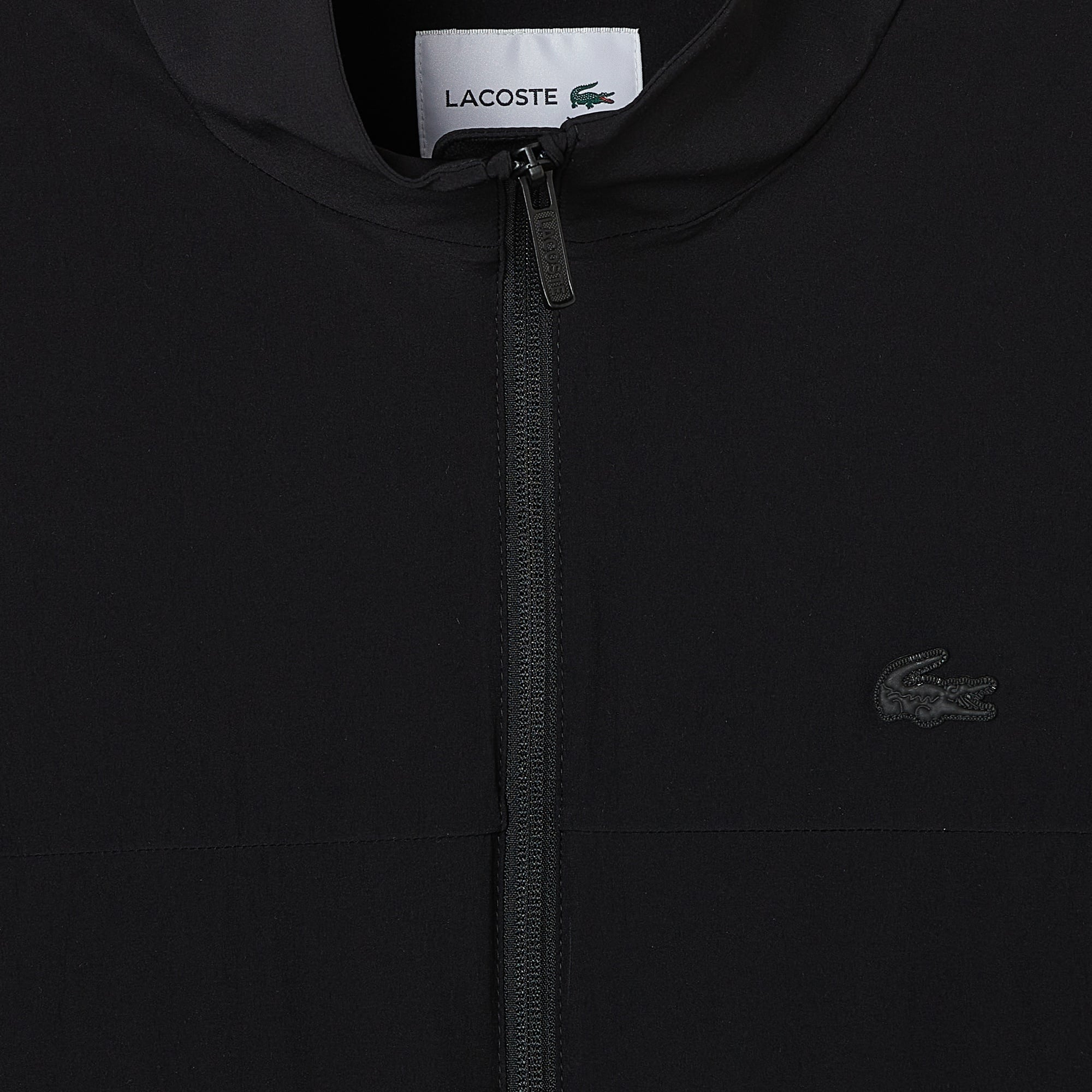 Erkek Regular Fit Dik Yaka Siyah Mont