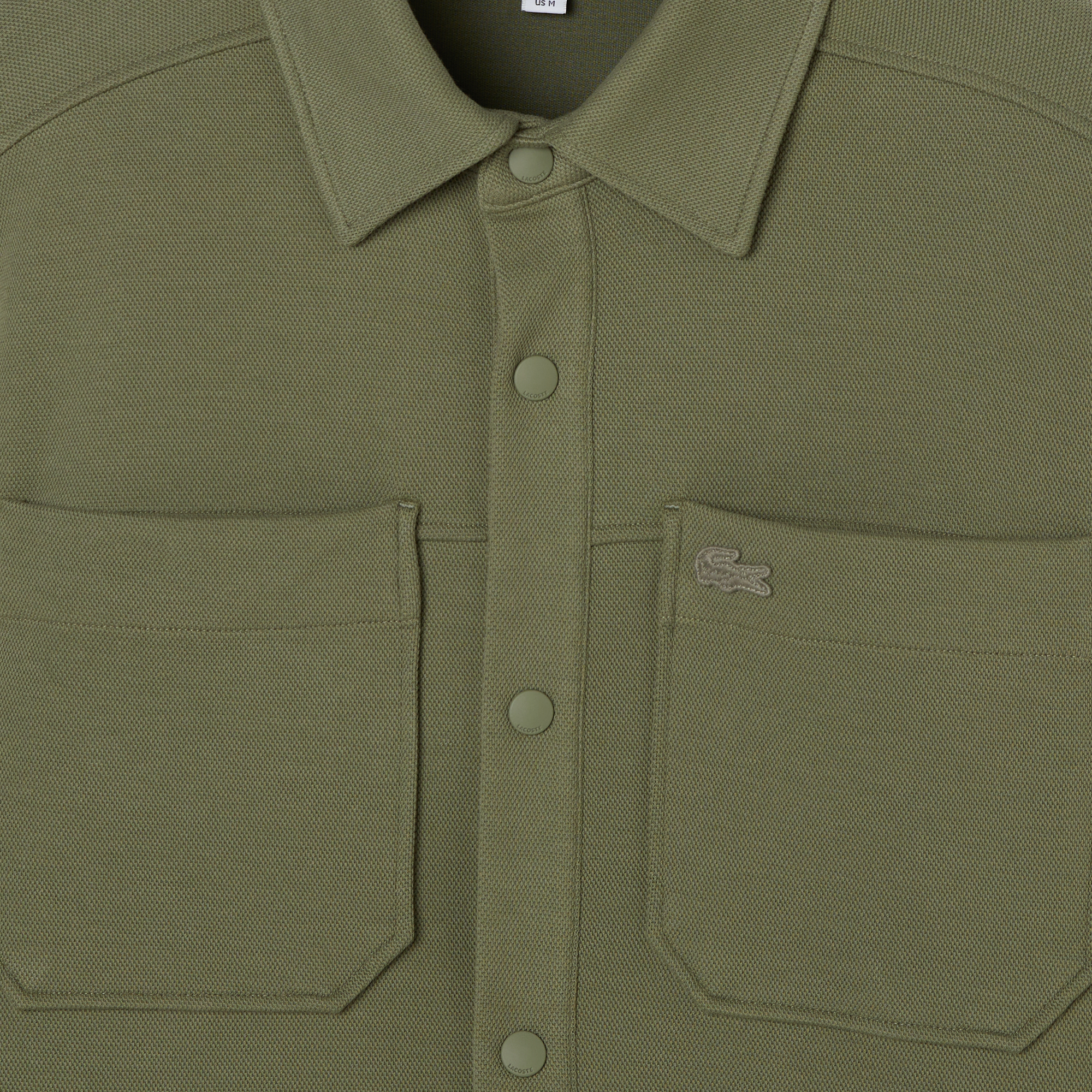 Lacoste Erkek Regular Fit Haki Gömlek görsel 4