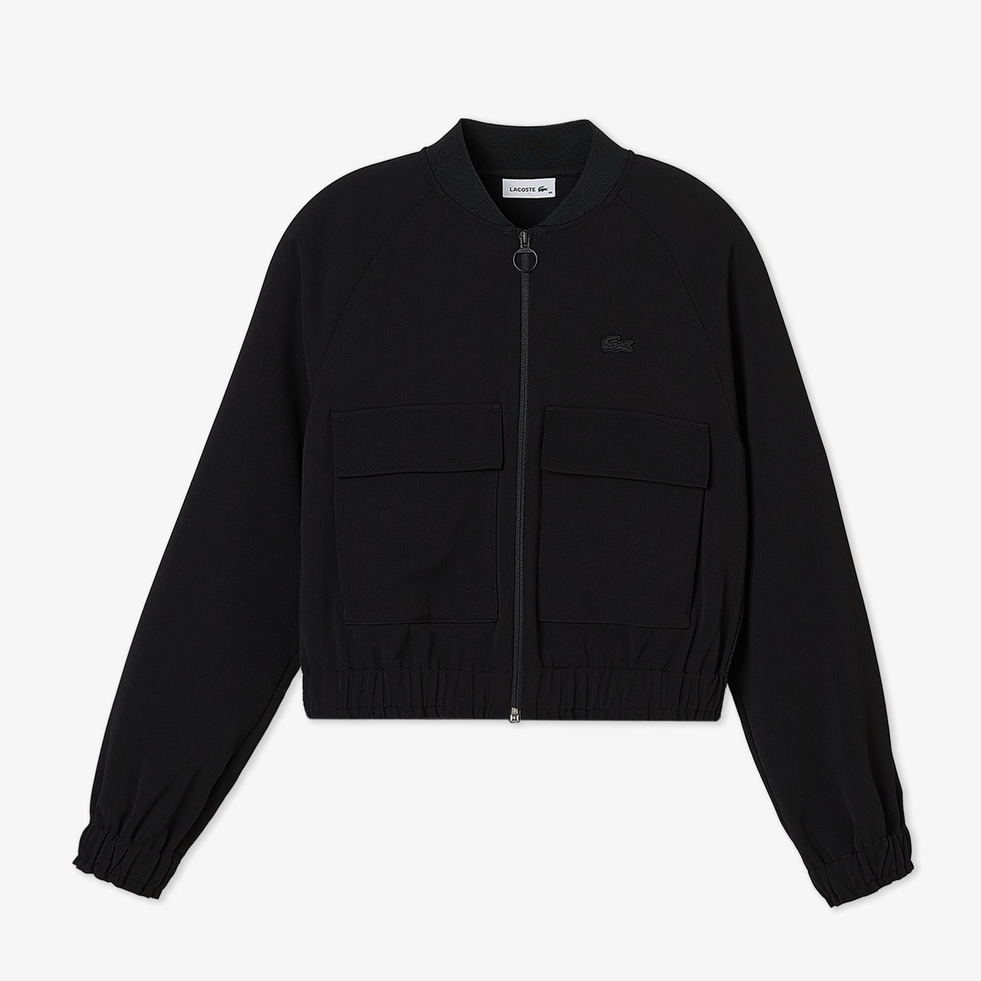 Lacoste Kadın Regular Fit Fermuarlı Siyah Ceket görsel 3