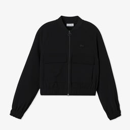 Kadın Regular Fit Fermuarlı Siyah Ceket Siyah