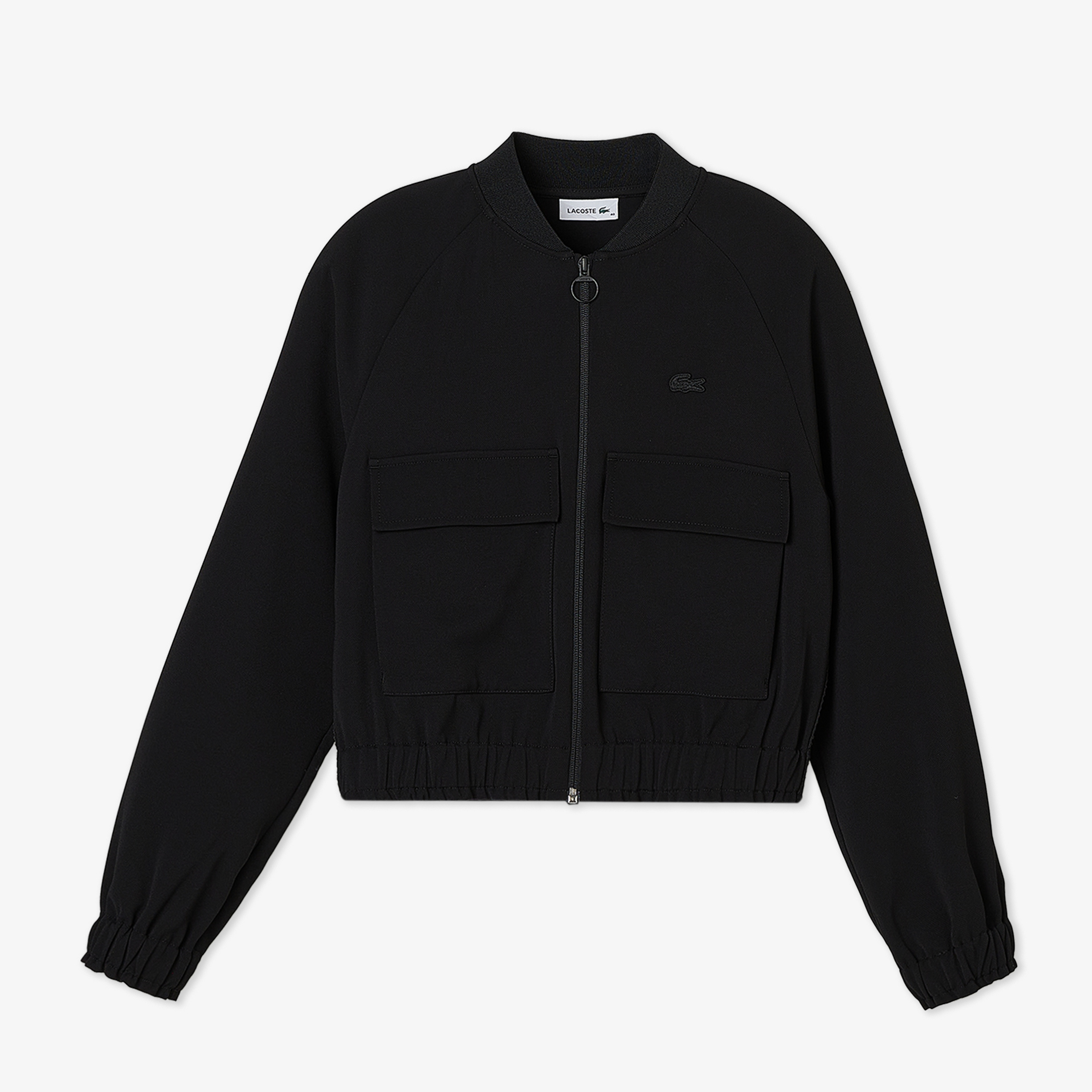 Kadın Regular Fit Fermuarlı Siyah Ceket