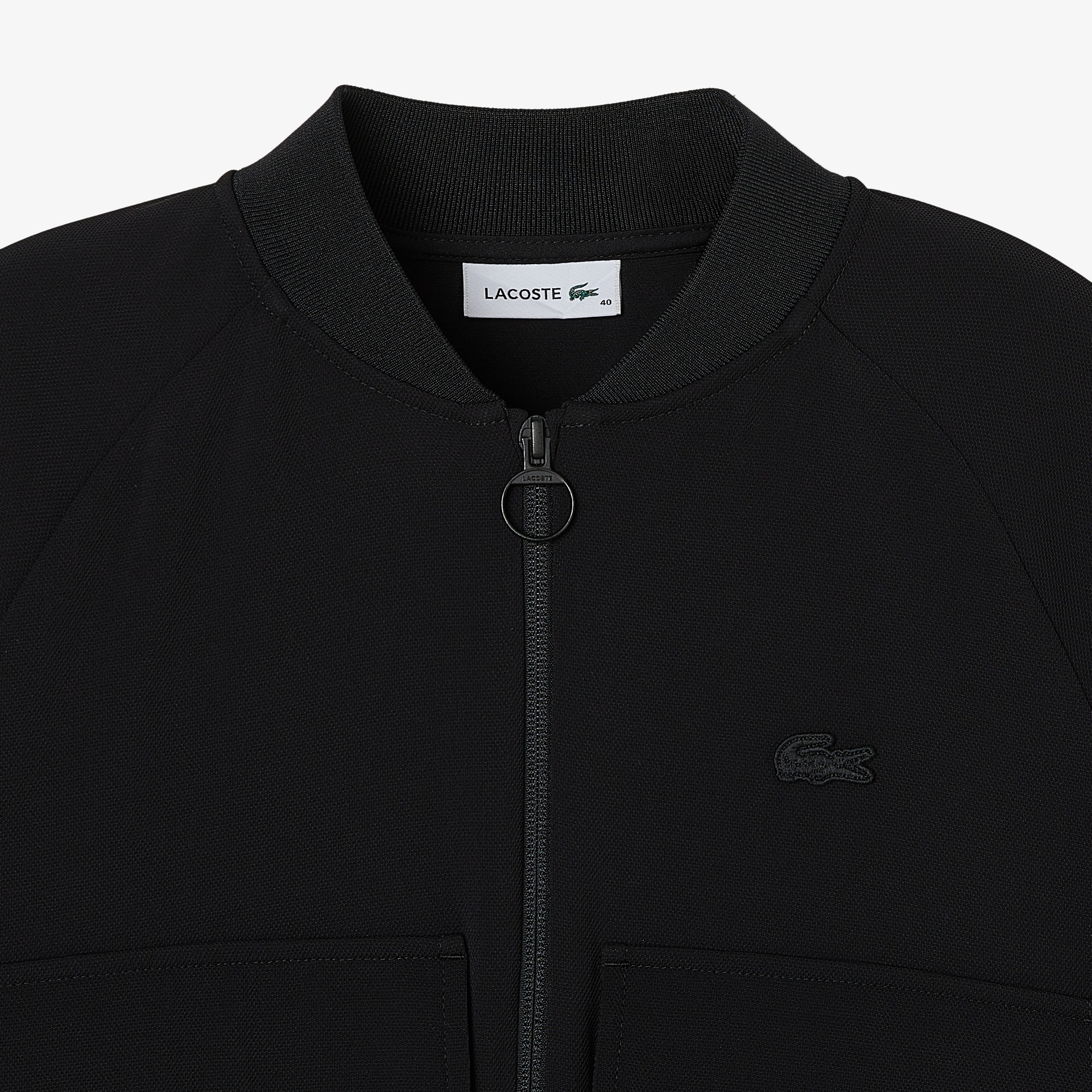 Kadın Regular Fit Fermuarlı Siyah Ceket